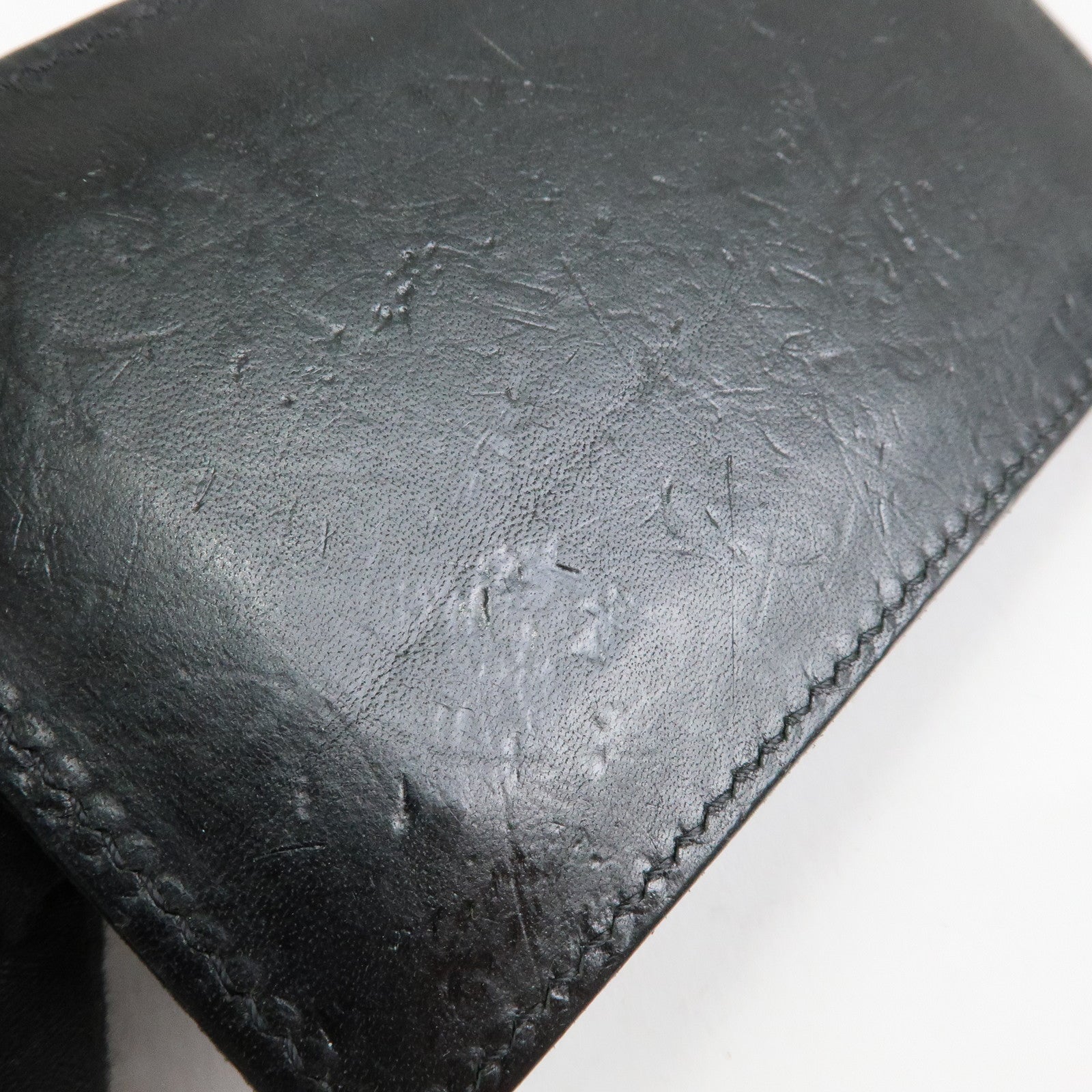 BALENCIAGA Leather Raffia Small Hand Bag Purple Black 236741