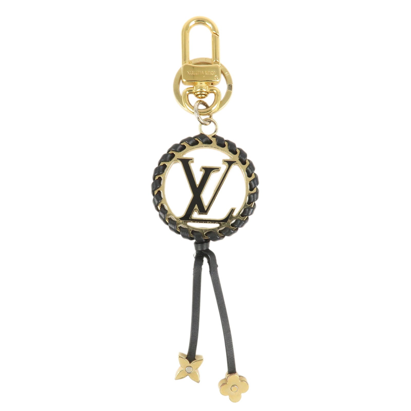 Louis Vuitton Porte Cles Very LV Circle Bag Charm Black M63082