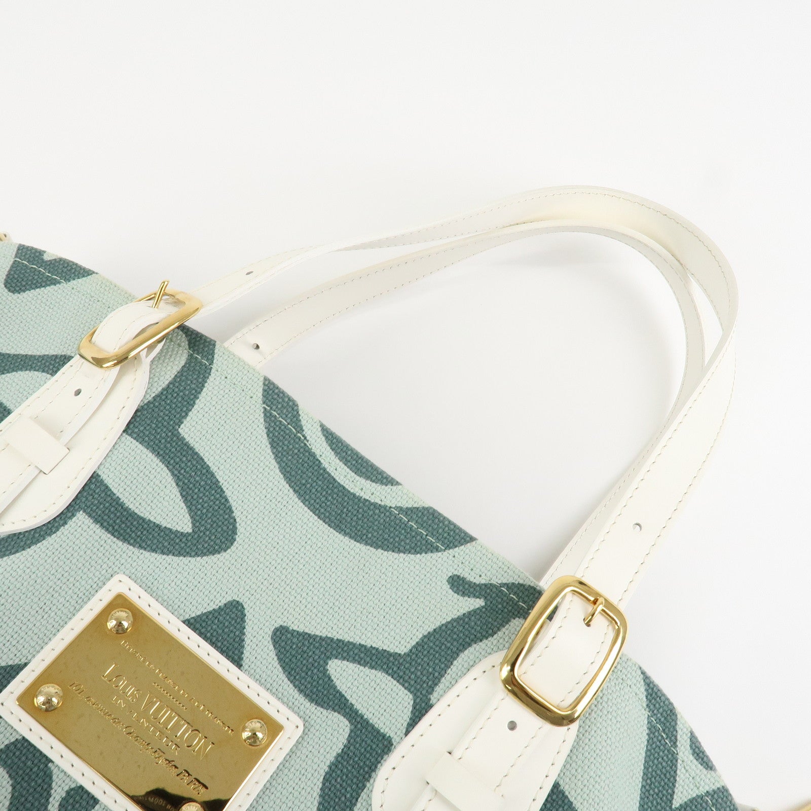 Louis Vuitton Cruise Line Tahitienne PM Shoulder Bag Green M95678 Used