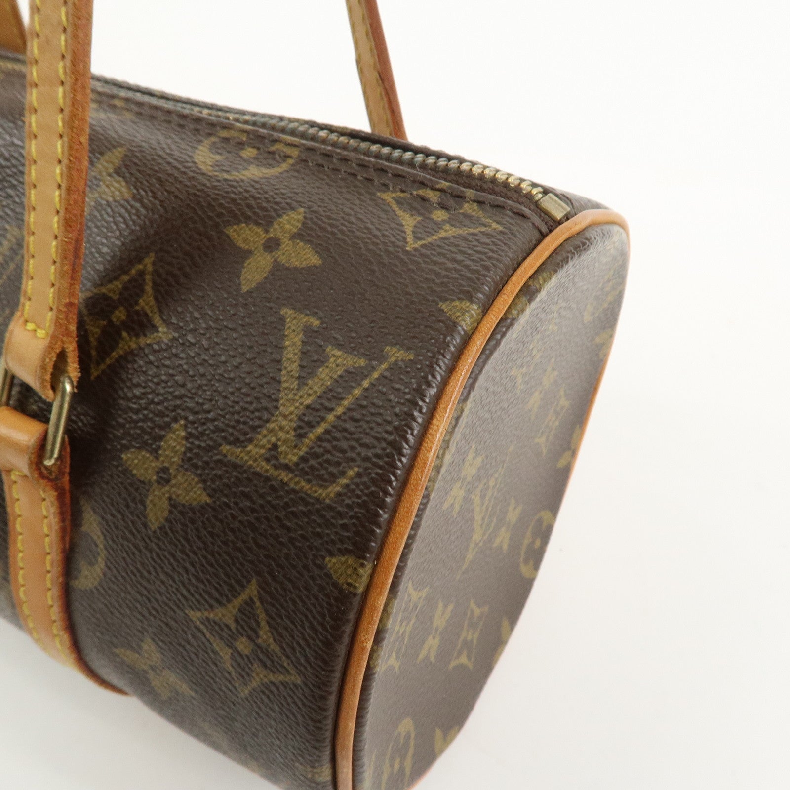 Louis Vuitton Monogram Papillon 26 Hand Bag Brown M51386