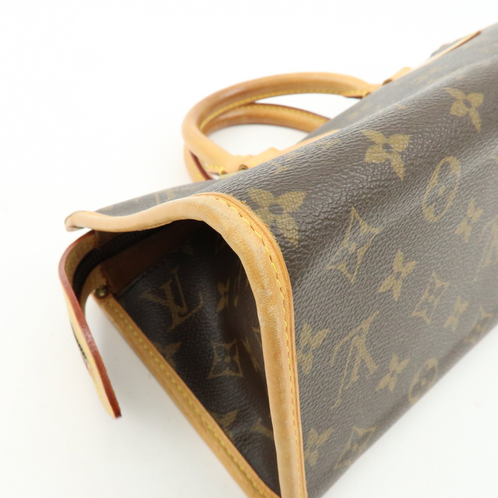 Louis Vuitton Monogram Canvas Popincourt Hand Bag Brown M40009