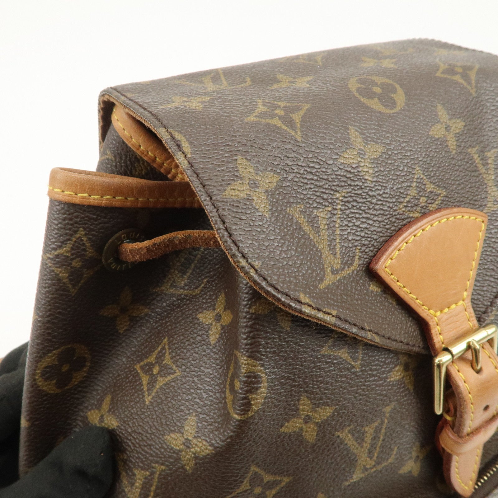 Louis Vuitton Monogram Canvas Montsouris MM Backpack Brown M51136