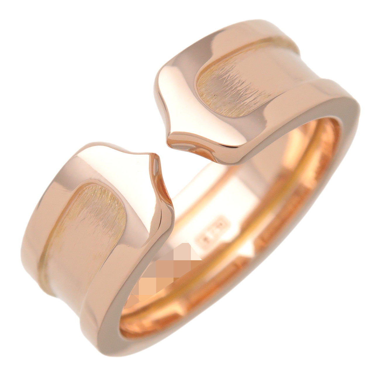 Cartier C2 Ring SM K18 750PG Rose Gold #50 US5.5 EU50 HK11.5