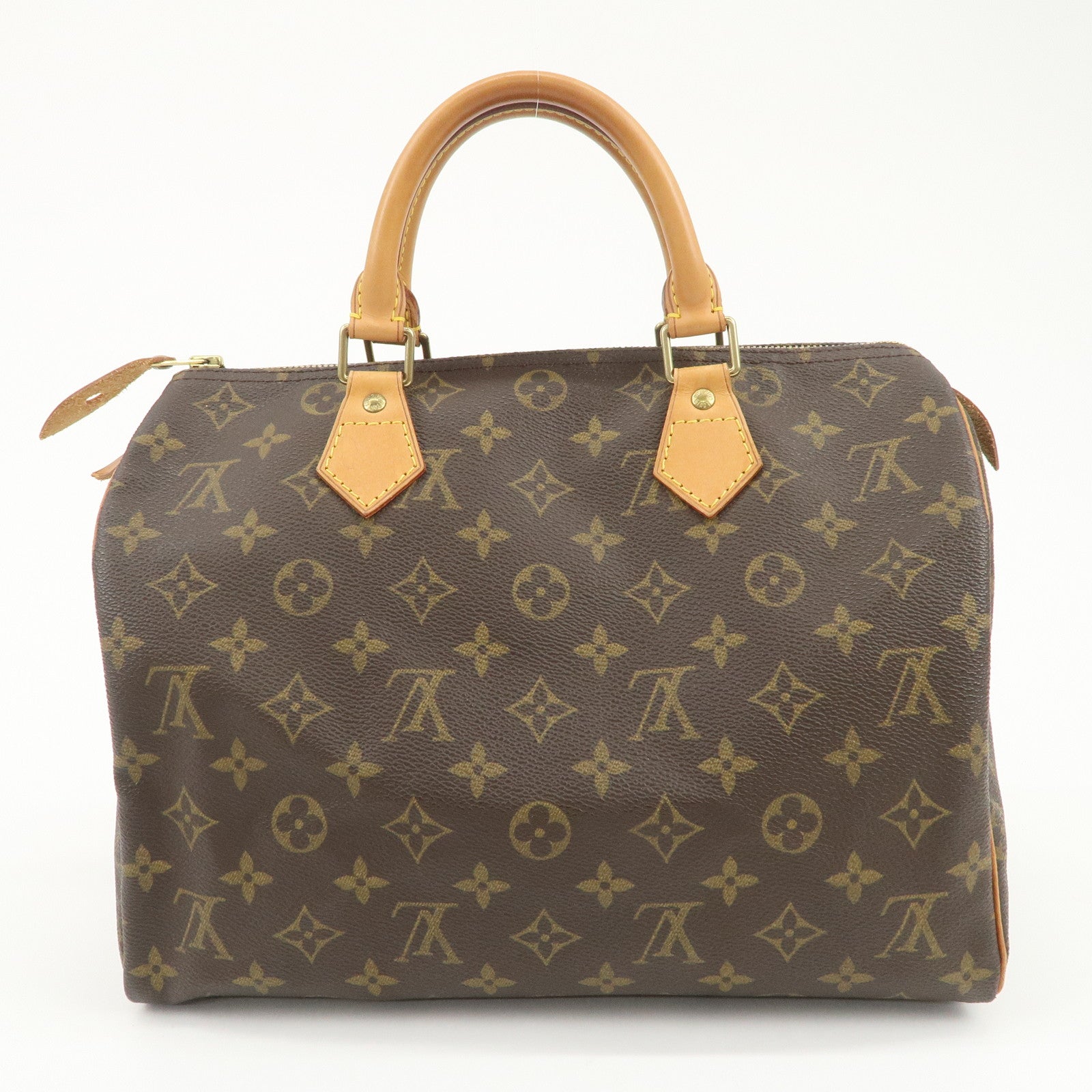 Louis Vuitton Monogram Speedy 30 Boston Bag Hand Bag Brown M41526