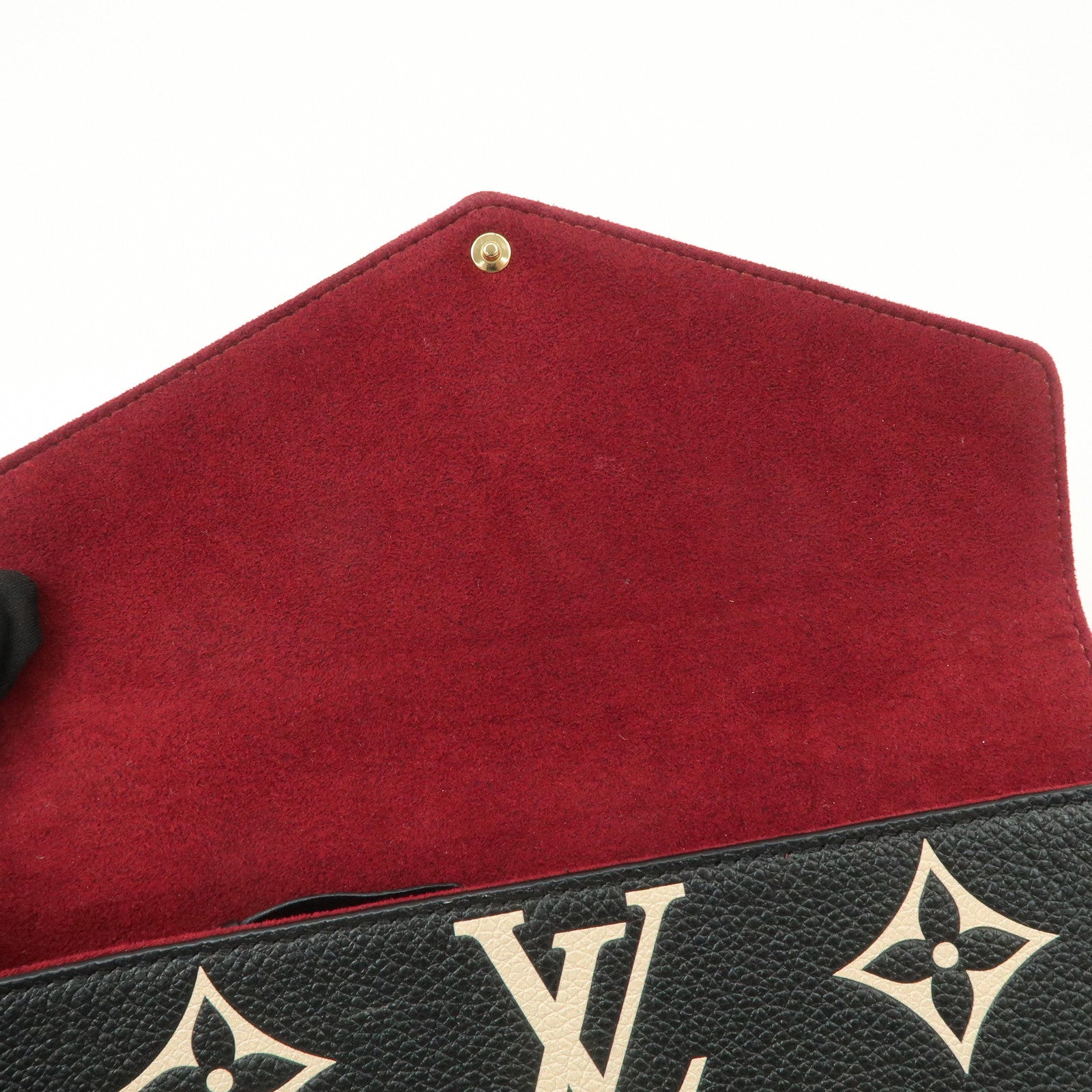 Louis Vuitton Monogram Empreinte Pochette Félicie Black M82479 Used