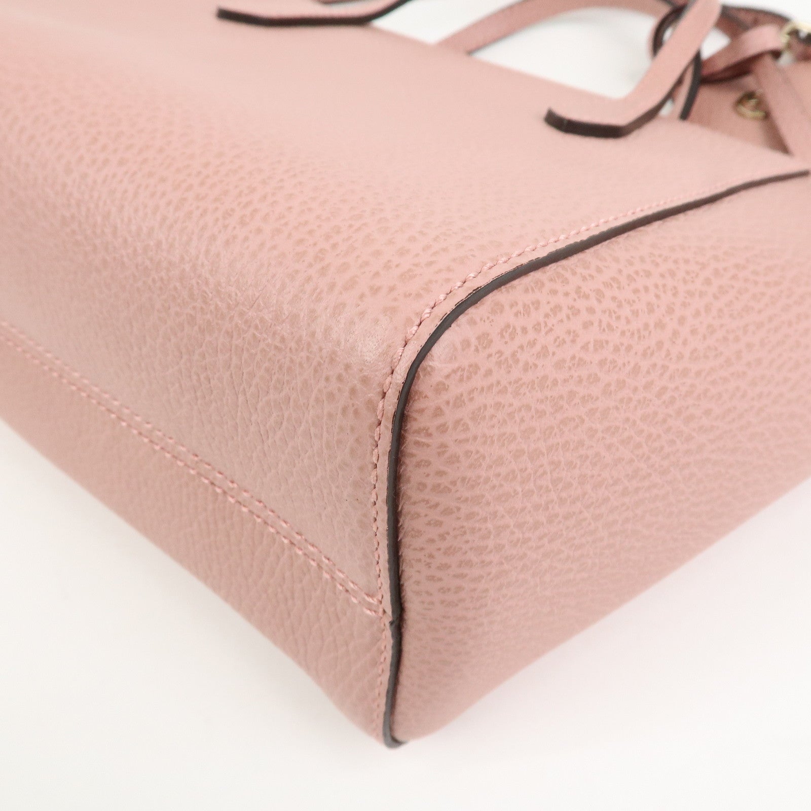 GUCCI Swing Mini GG Marmont 2Way Hand Bag Shoulder Bag Pink 368827