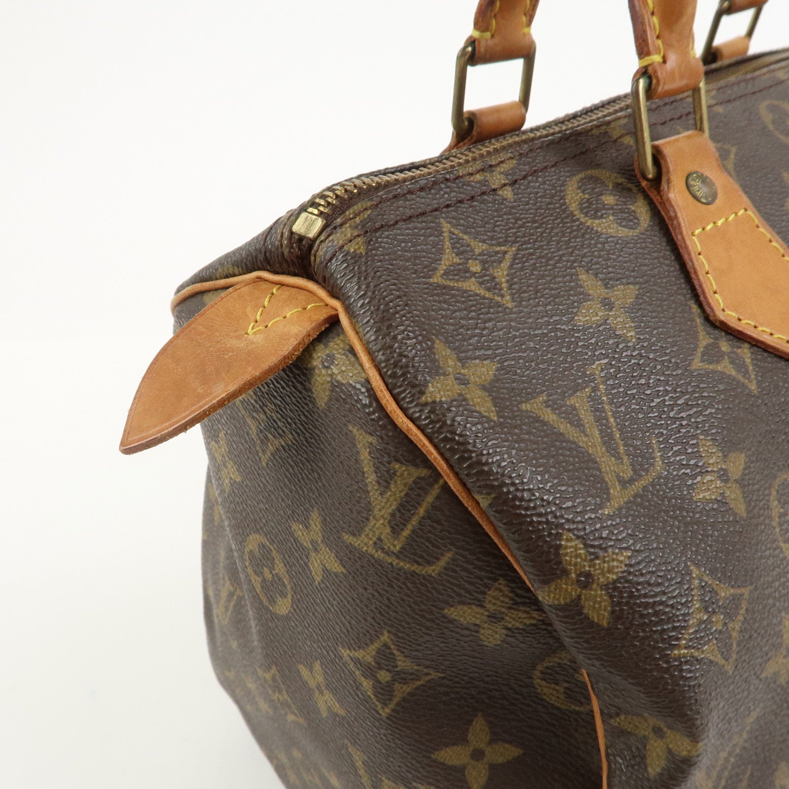 Louis Vuitton Monogram Speedy 30 Boston Bag Hand Bag Brown M41526