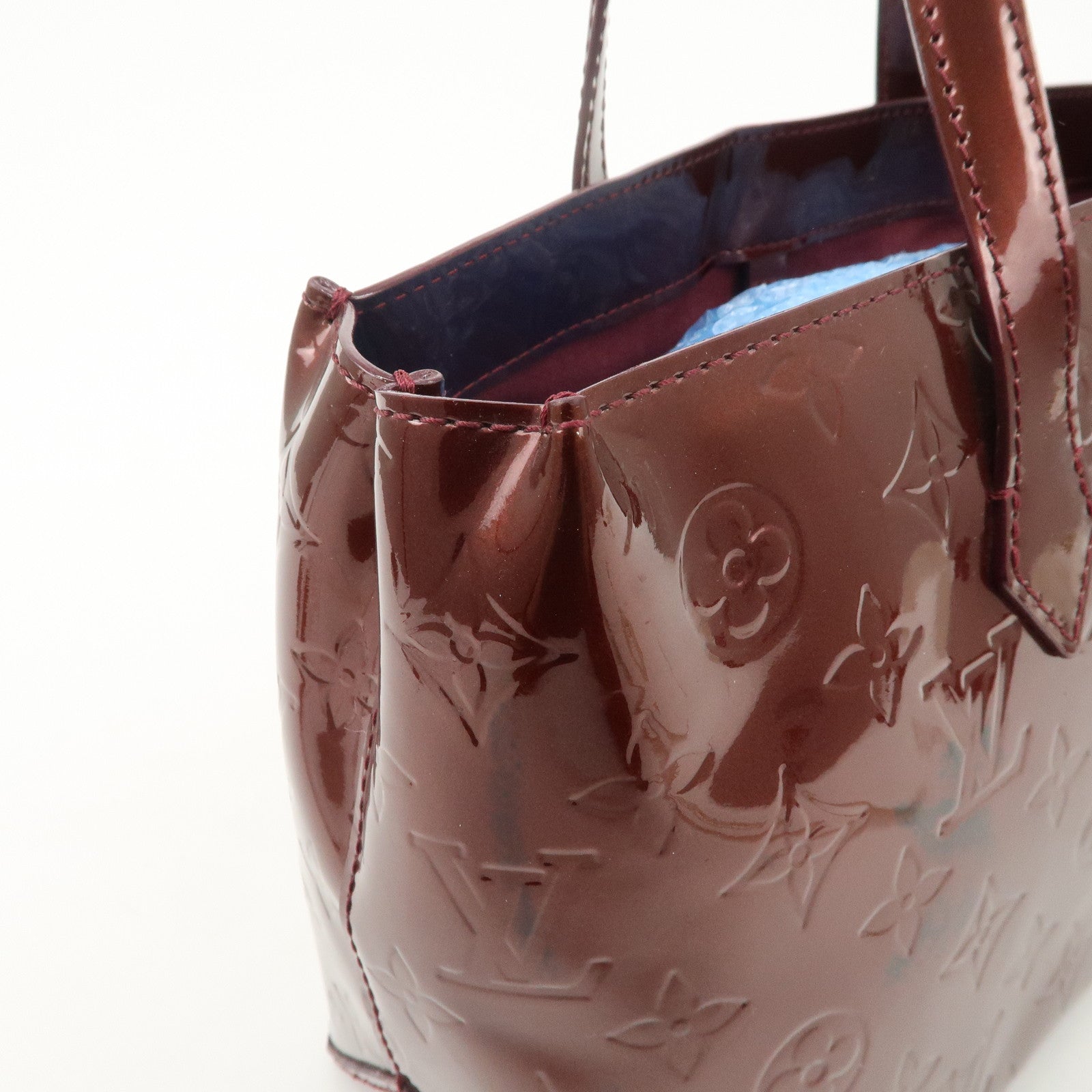Louis Vuitton Monogram Vernis Wilshire PM Rouge Faurviste M91644 Used