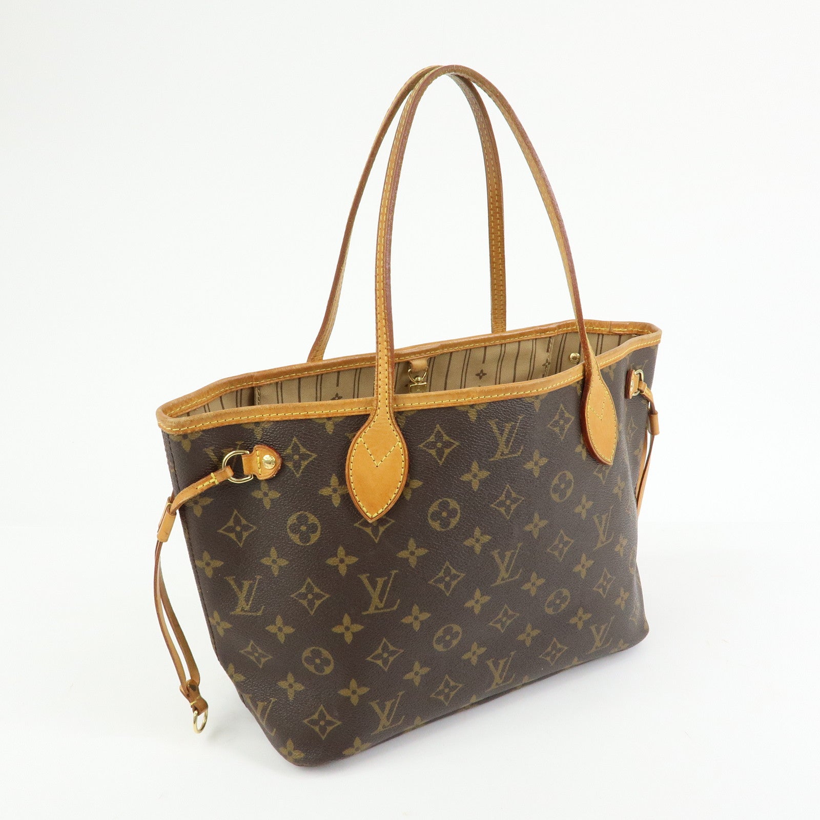 Louis Vuitton Monogram Neverfull PM Tote Bag Hand Bag M40155