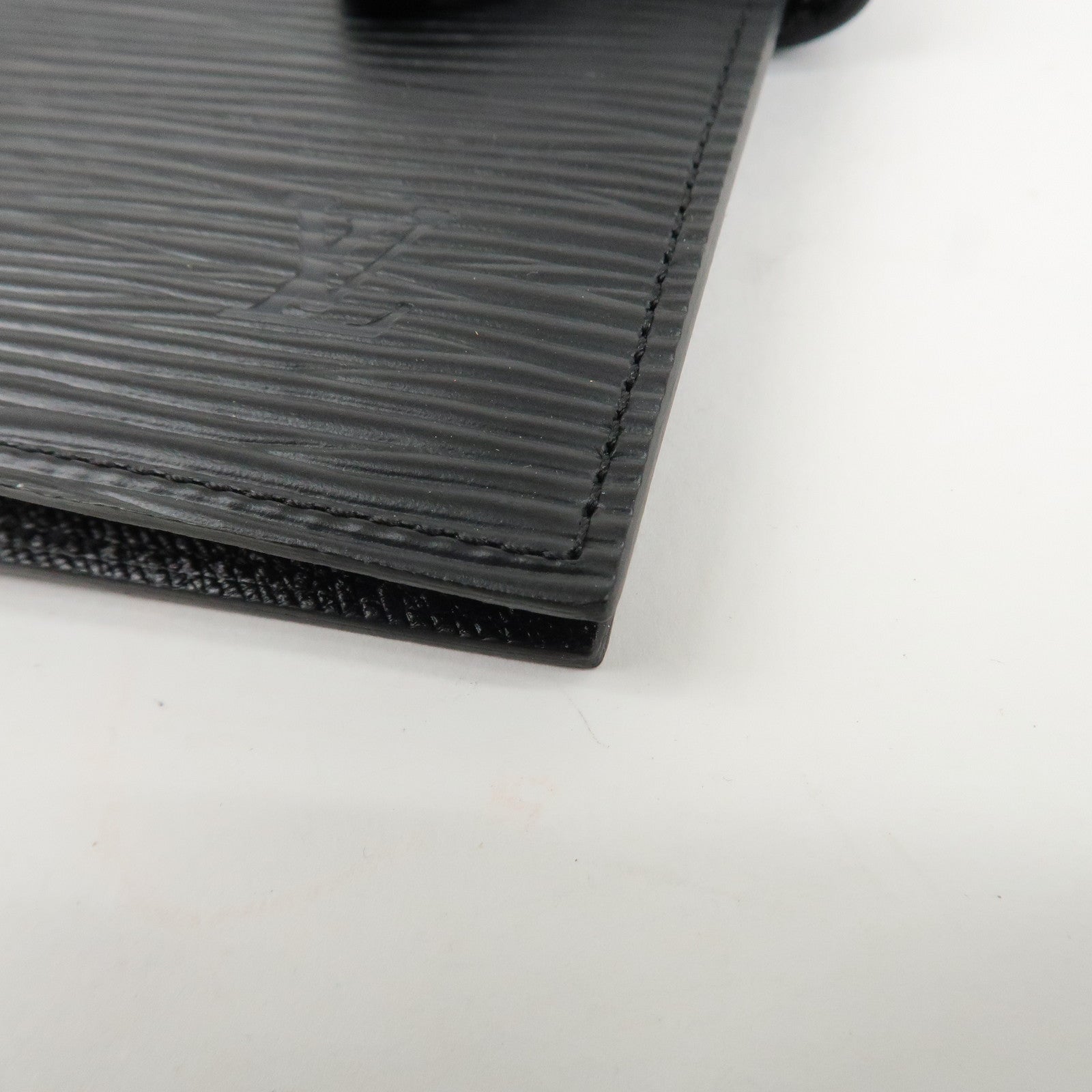 Louis Vuitton EpiZ Agenda PM Planner Cover Black Noir R20092 Used