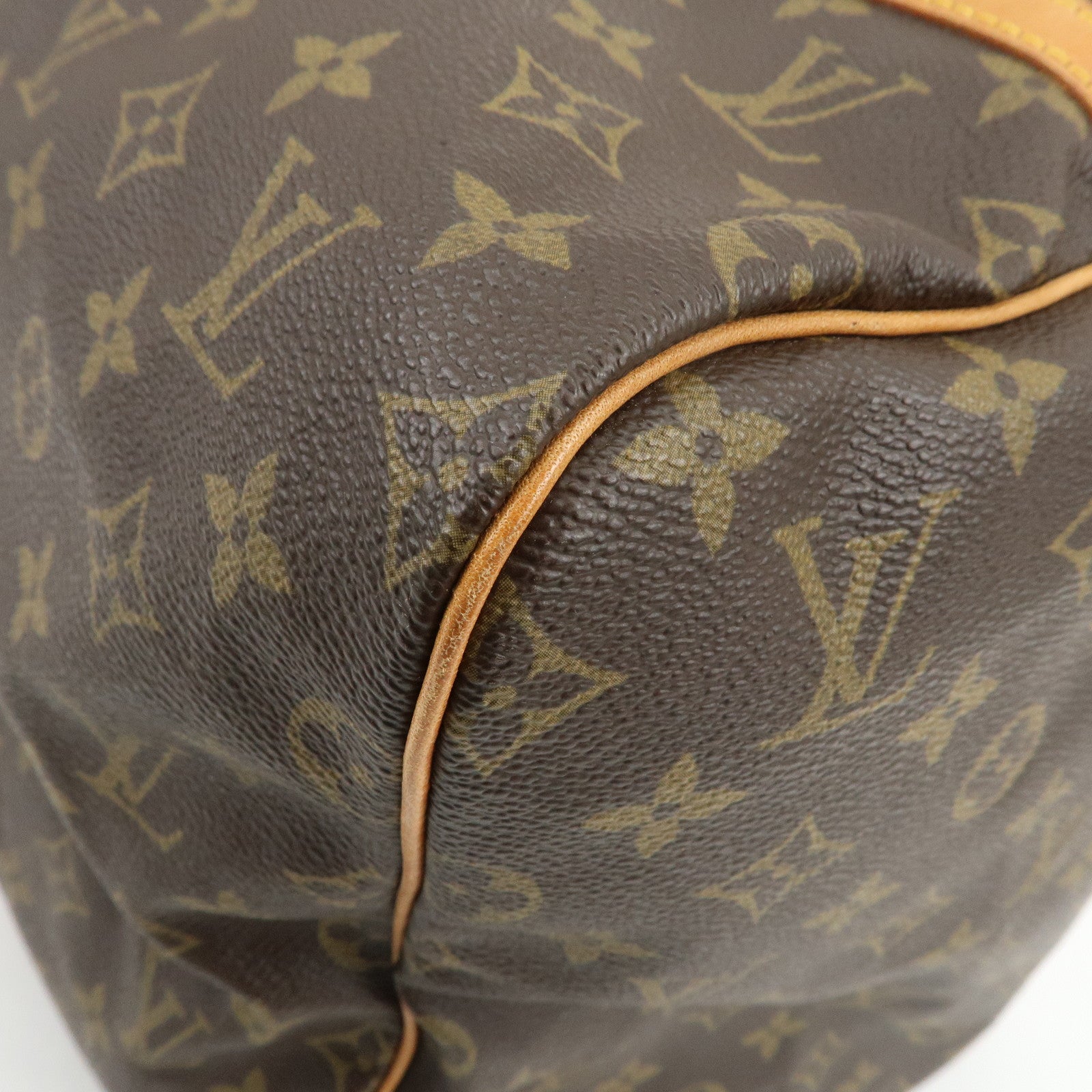 Louis Vuitton Monogram Sac Souple 55 Boston Bag Brown M41622