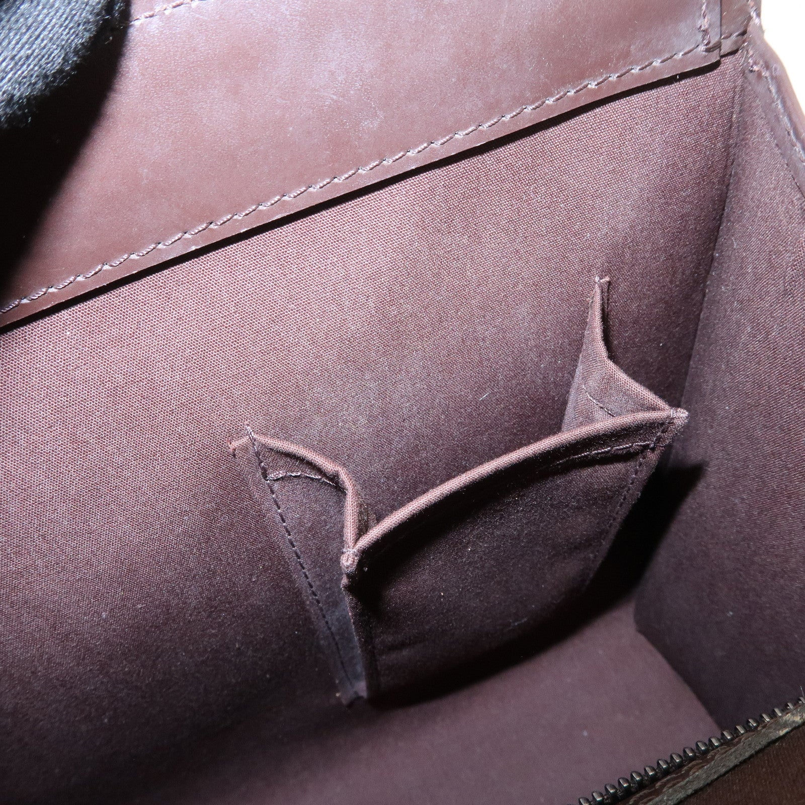 Louis Vuitton Epi Leather Figari PM Hand Bag Mocha M5201D