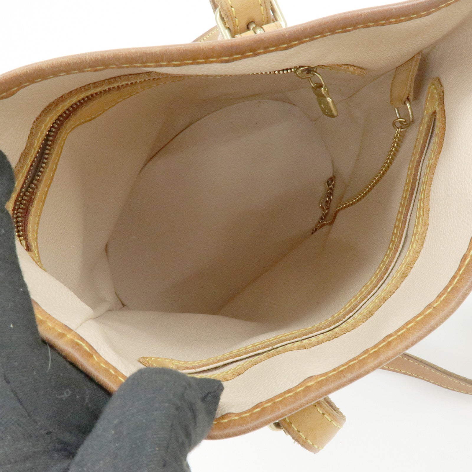 Louis Vuitton Monogram Canvas Bucket PM Hand Bag Brown M42238