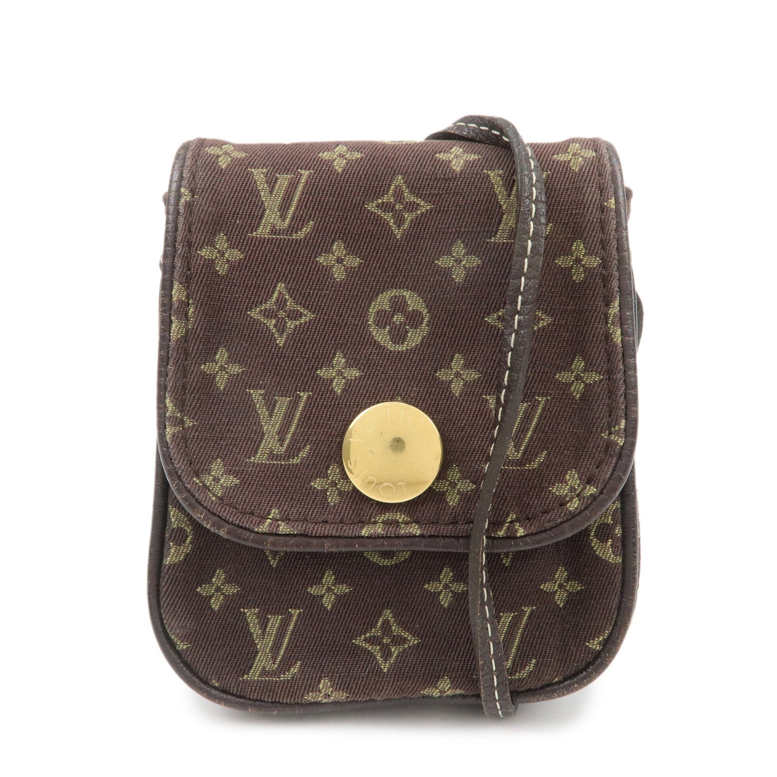 Louis Vuitton Monogram Mini Lin Pochette Cancun Ebene M95313