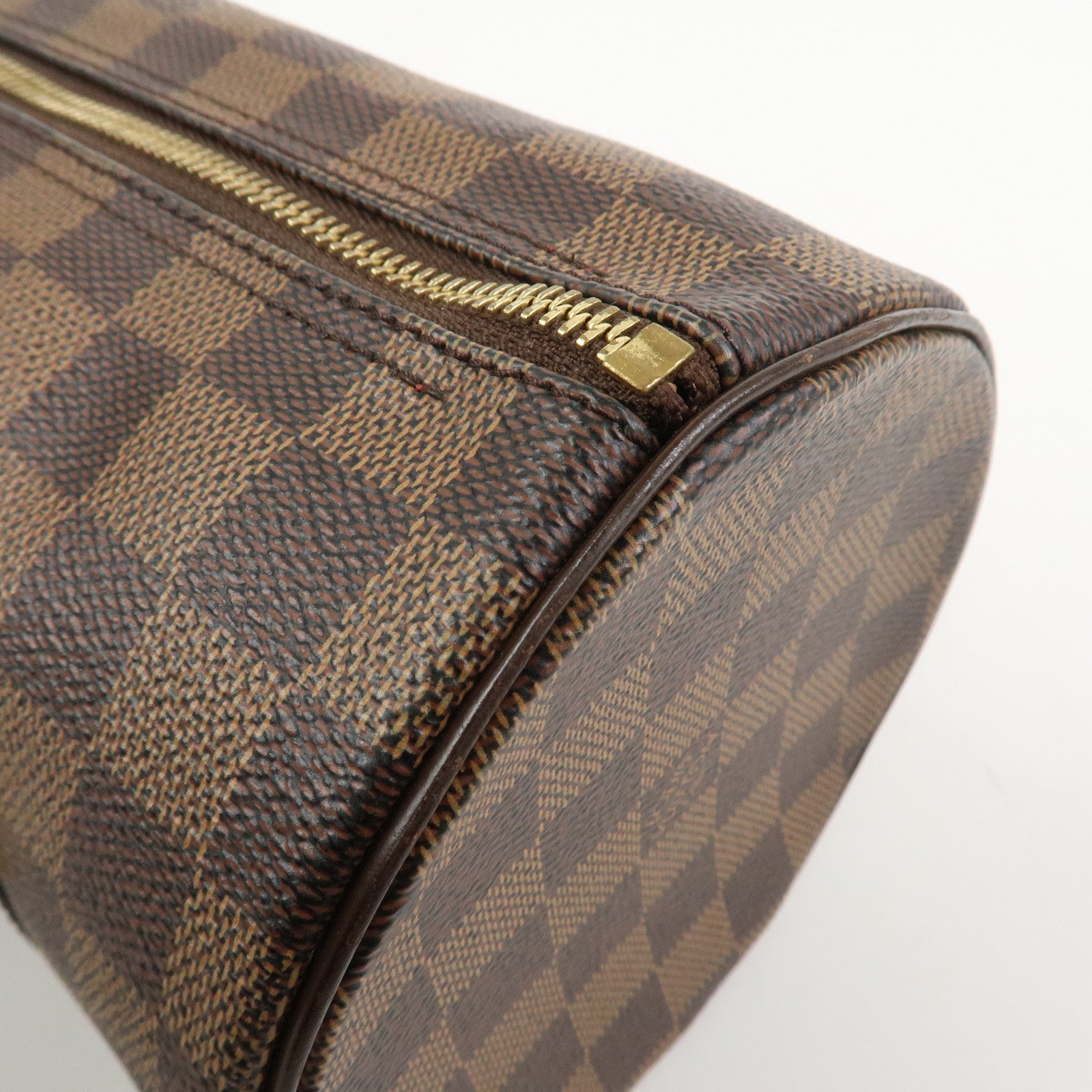 Louis Vuitton Damier Ebene Papillon 26 Hand Bag Brown N51304
