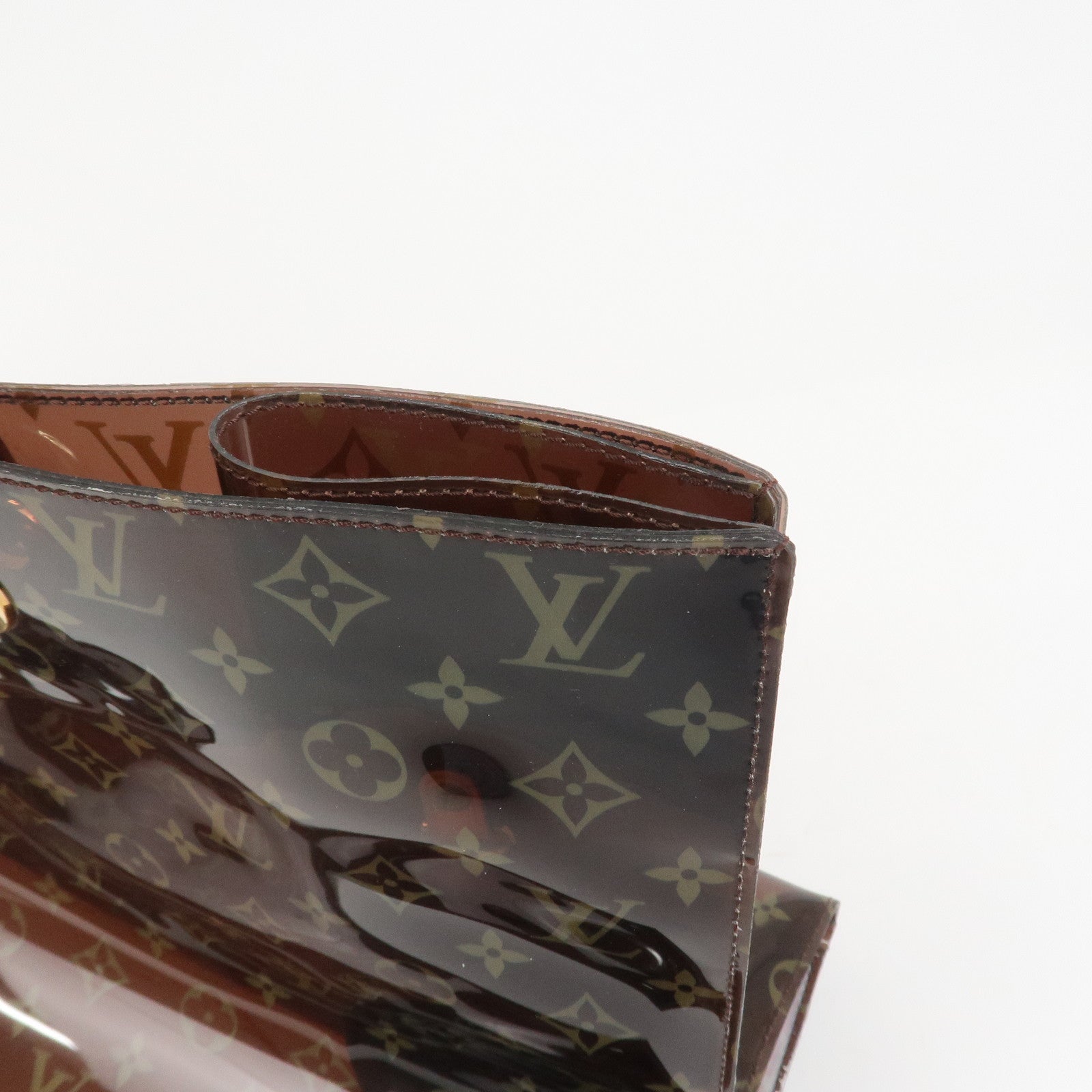 Louis Vuitton Monogram Cabas Cruise Vinyl Tote Bag Brown M50500