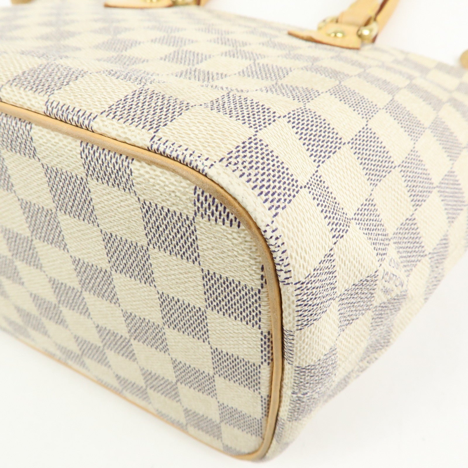 Louis Vuitton Damier Azur Saleya PM Tote Bag Hand Bag N51186