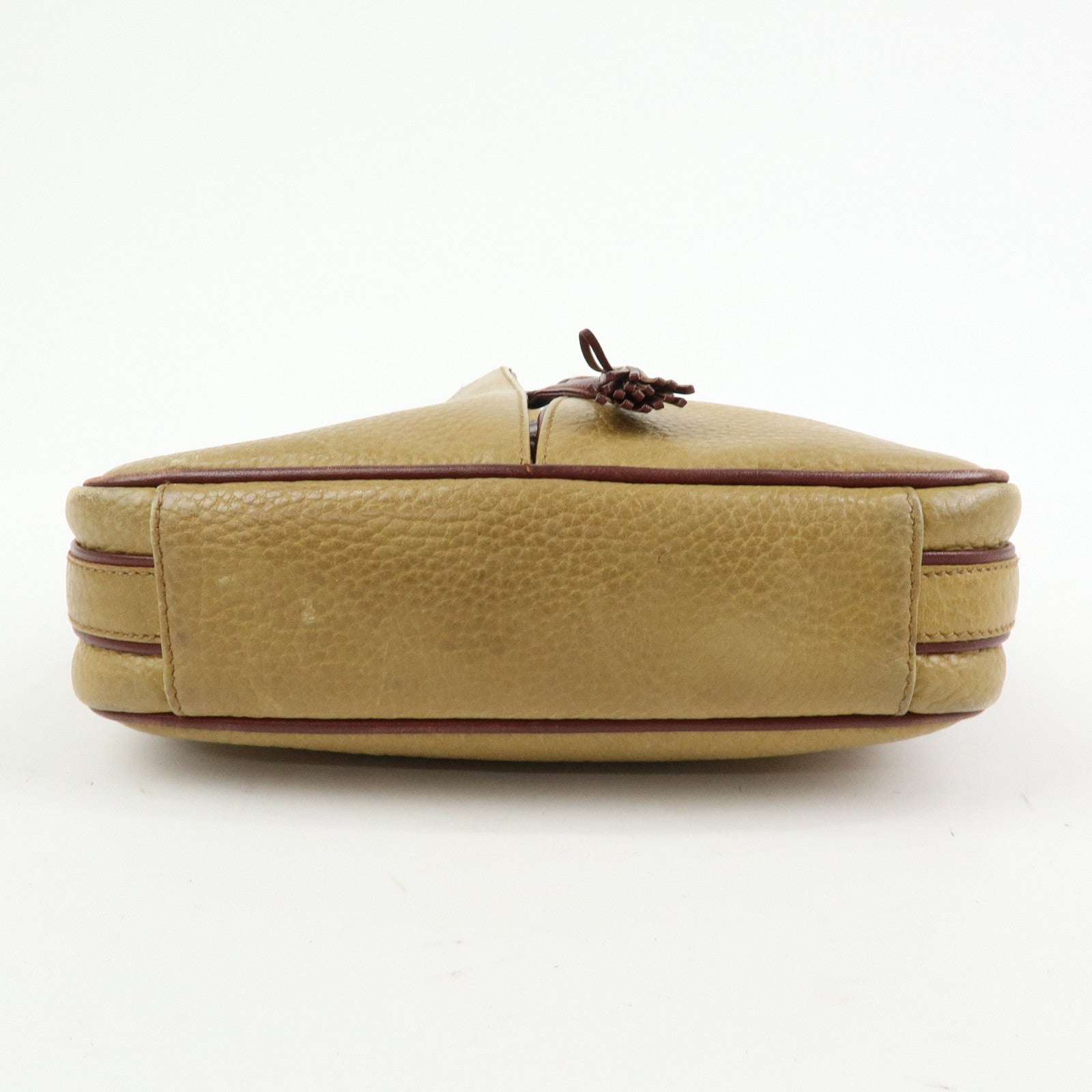Cartier Must de Cartier Leather Shoulder Bag Crossbody Bag Beige