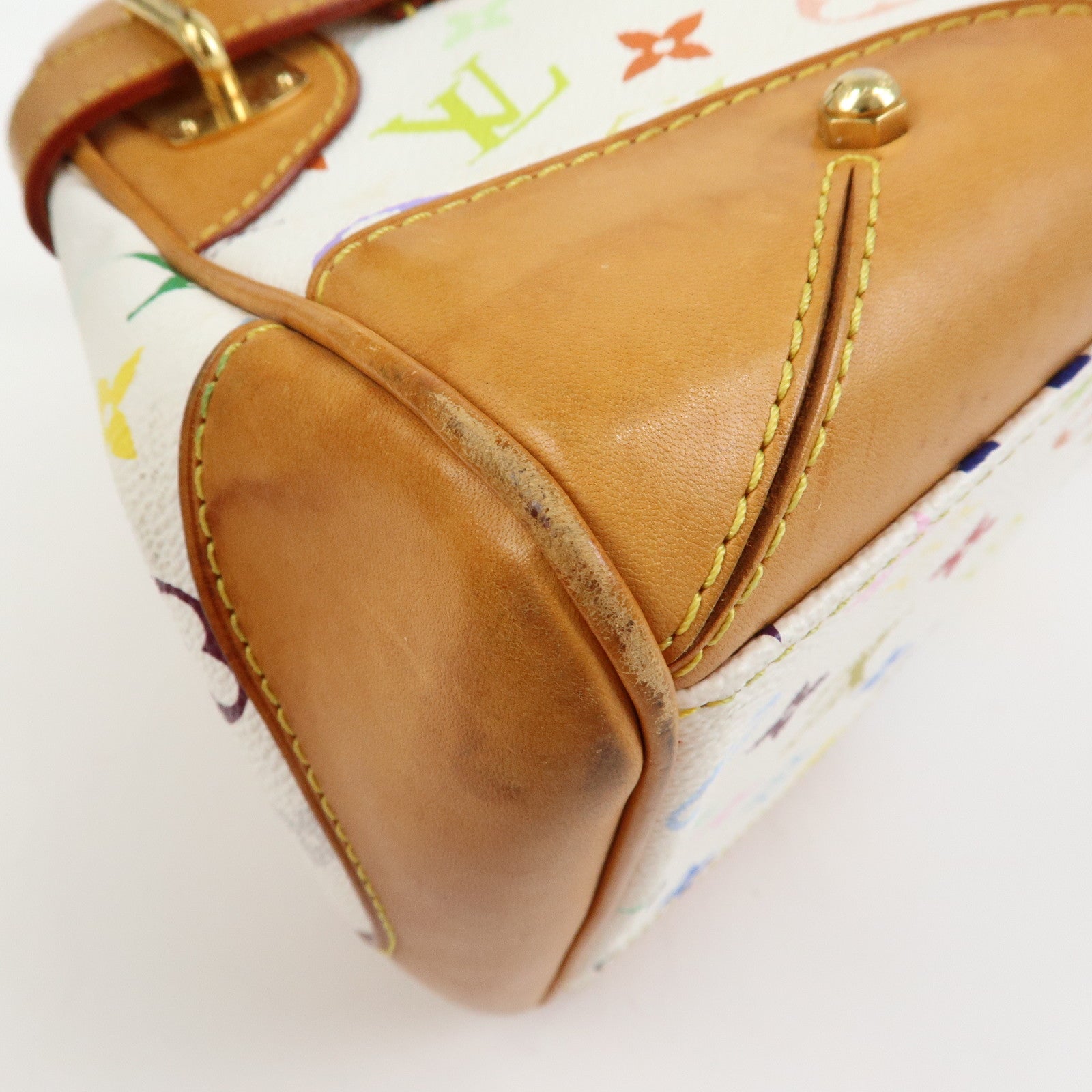 Louis Vuitton Monogram Multicolor Claudia Hand Bag Blanc M40193