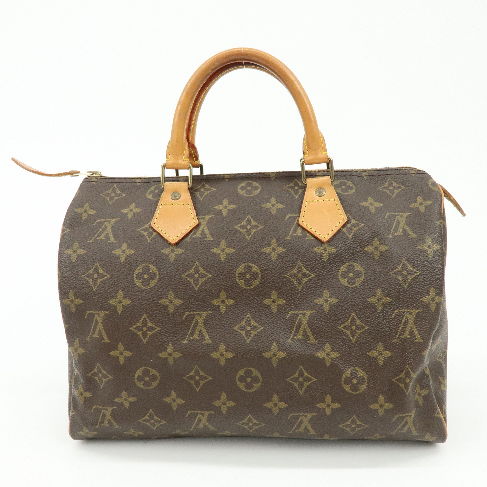 Louis Vuitton Monogram Speedy 30 Boston Bag Hand Bag Brown M41526