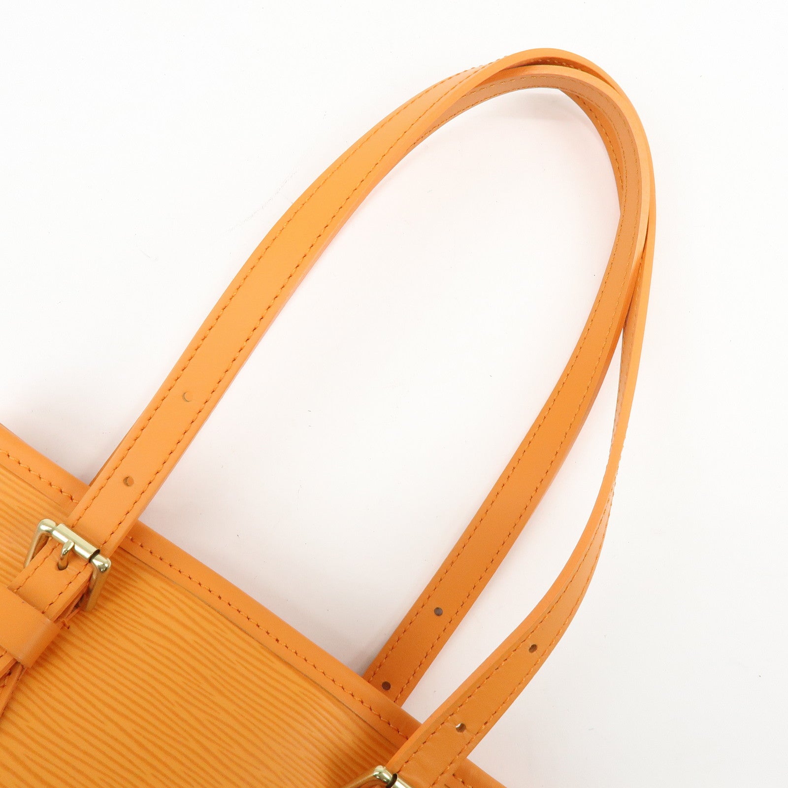 Louis Vuitton Epi Bucket PM Shoulder Bag Tote Bag Mandarin M5899H
