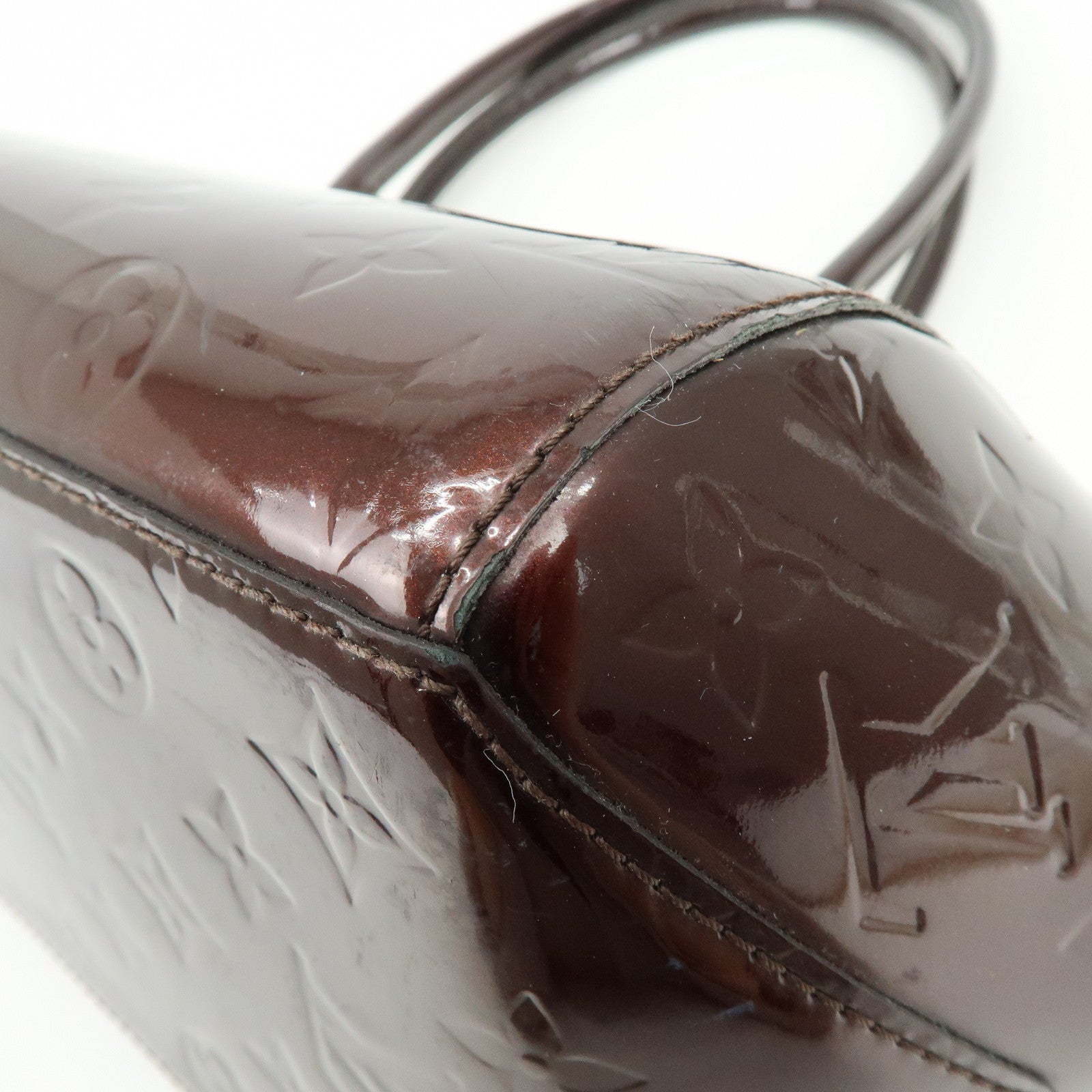 Louis Vuitton Monogram Vernis Leather Sherwood PM Hand Bag M91493