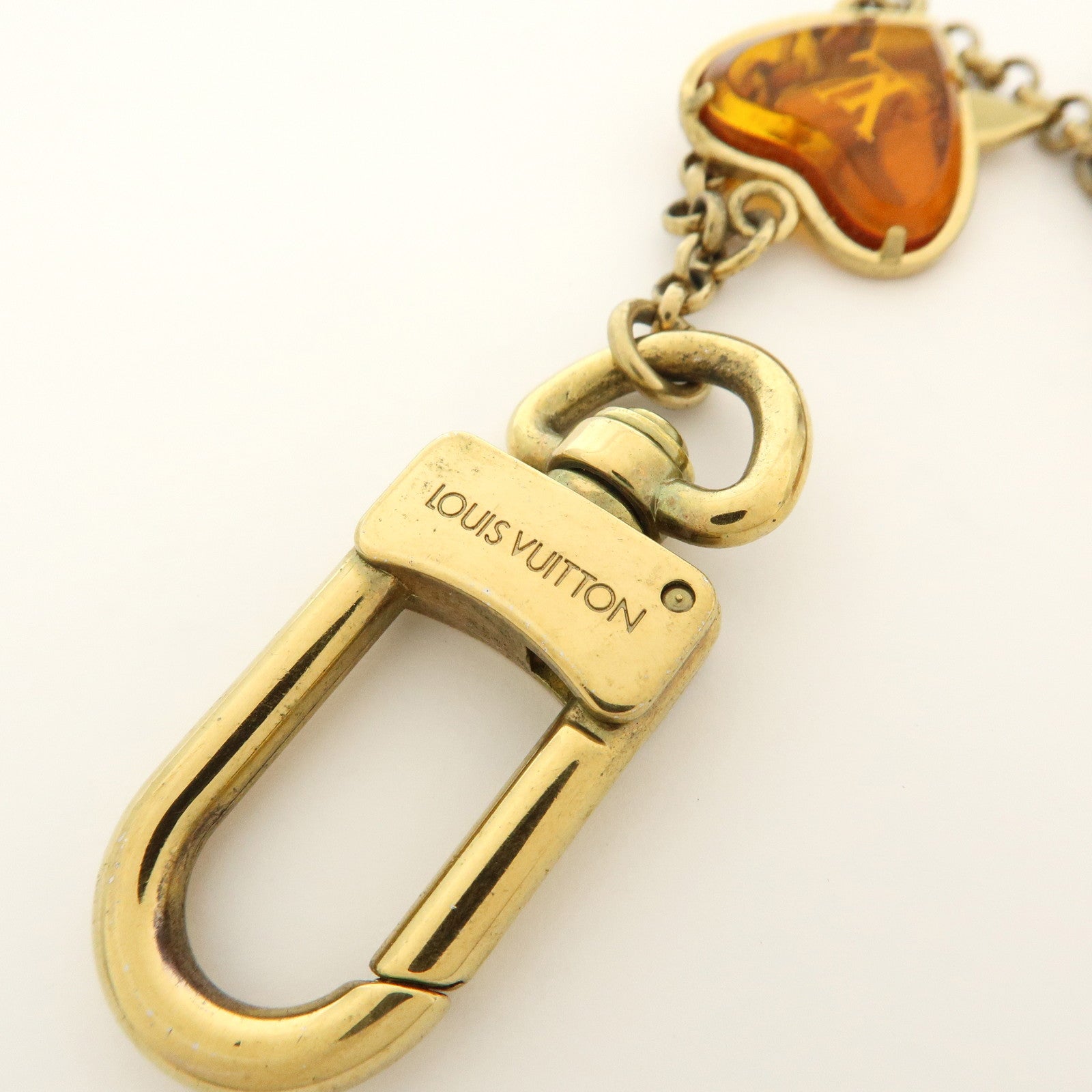 Louis Vuitton Bijou Sac Chaine Bee Fleur Bag Charm Gold M66911