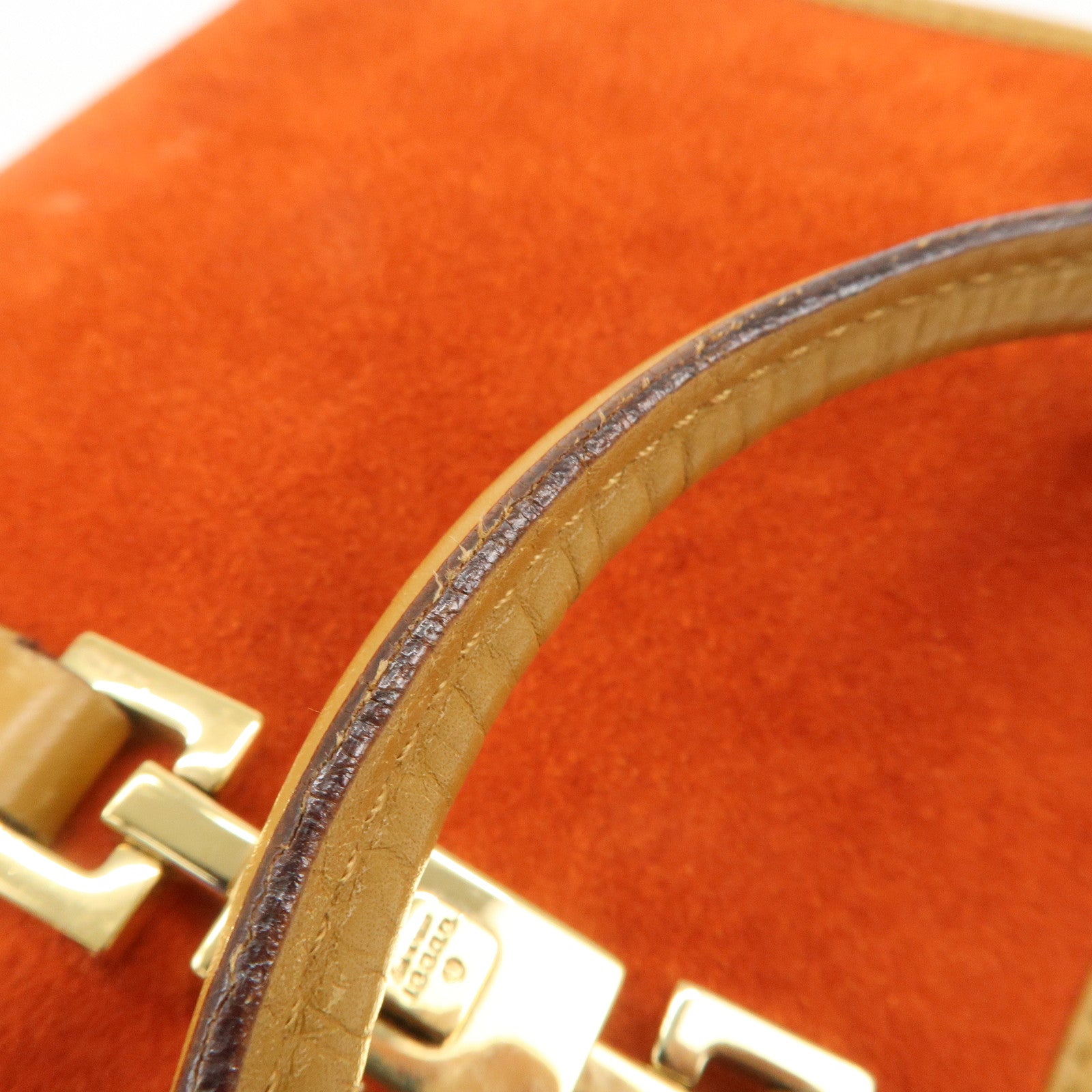 GUCCI Jackie Suede Leather Shoulder Bag Hand Bag Orange 002.1068