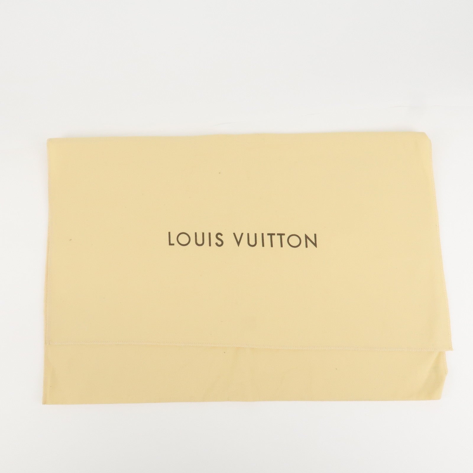 Louis Vuitton Set Of 10 Dust Bag Storage Bag Flap Style Beige Used