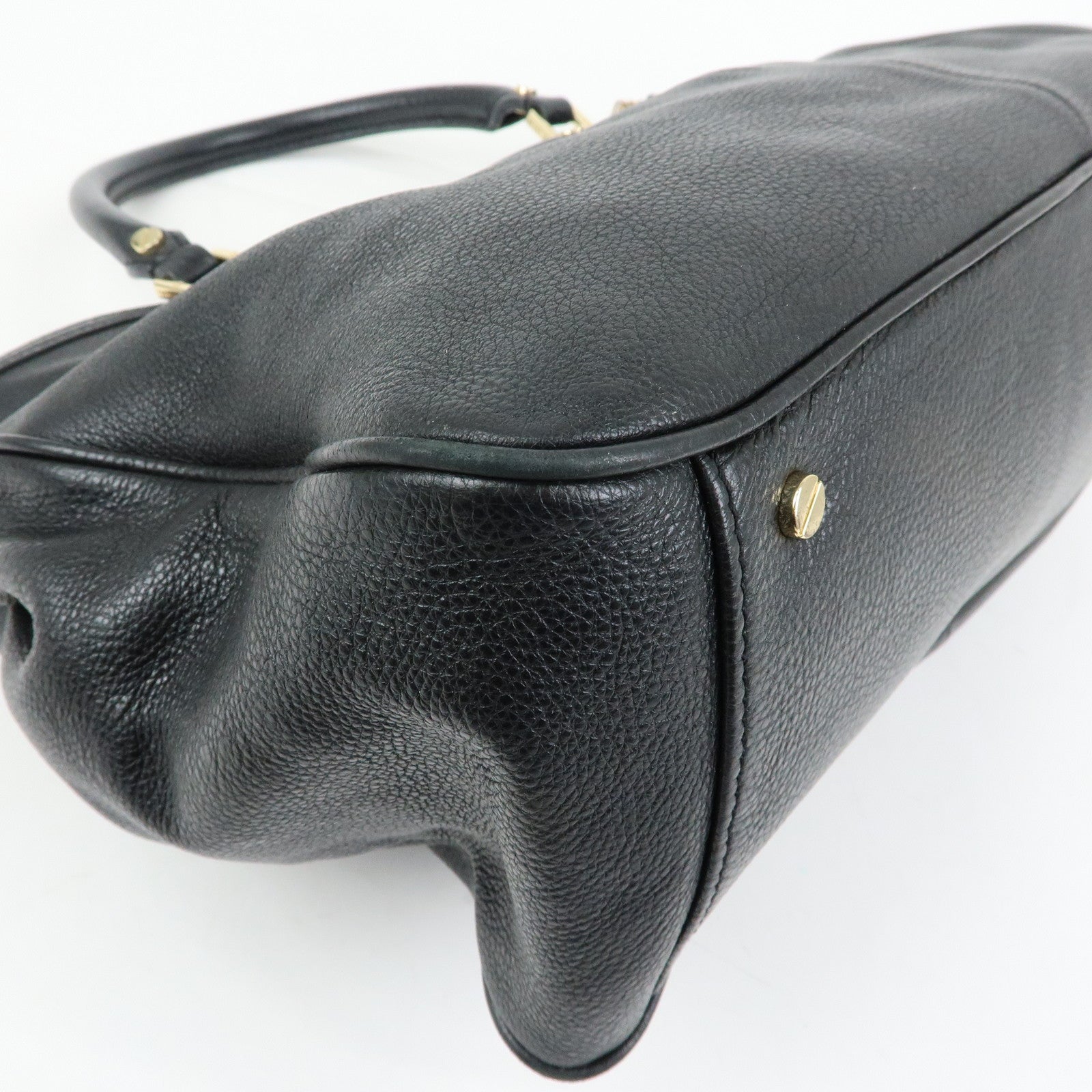 TORY BURCH Amanda Leather 2Way Bag Hand Bag Shoulder Bag Black