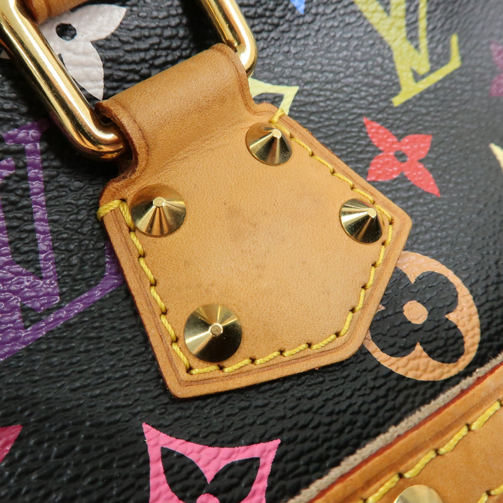 Louis Vuitton Monogram Trouville Multicolor Hand Bag Noir M92662