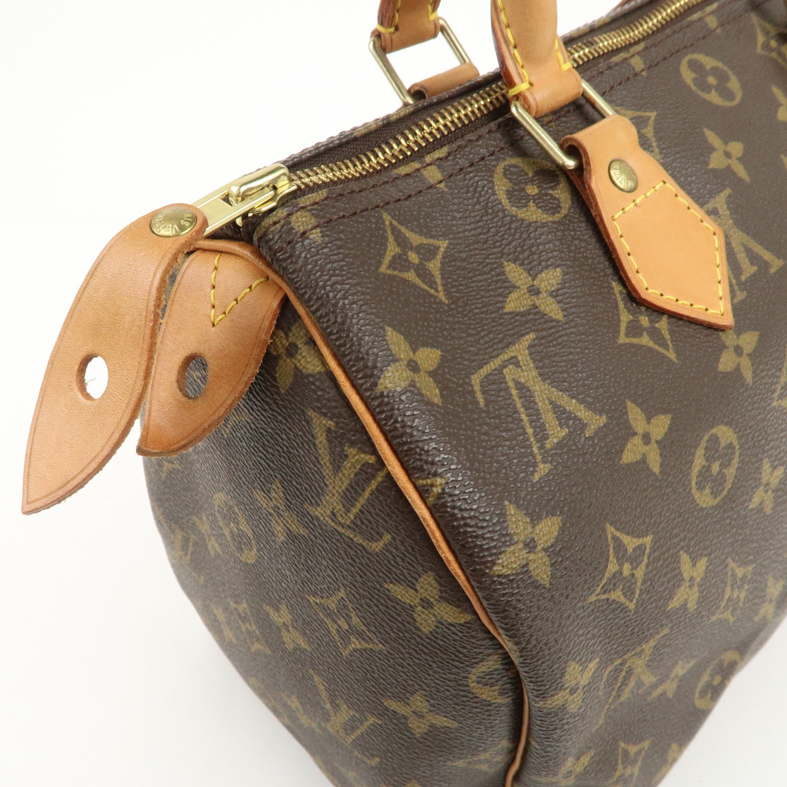 Louis Vuitton Monogram Speedy 30 Boston Bag Hand Bag Brown M41526