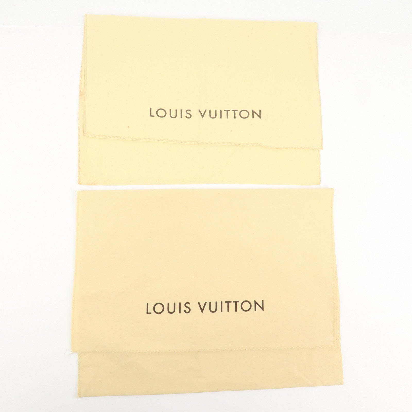 Louis Vuitton Set of 11 Dust Bag Storage Bag Flap Beige
