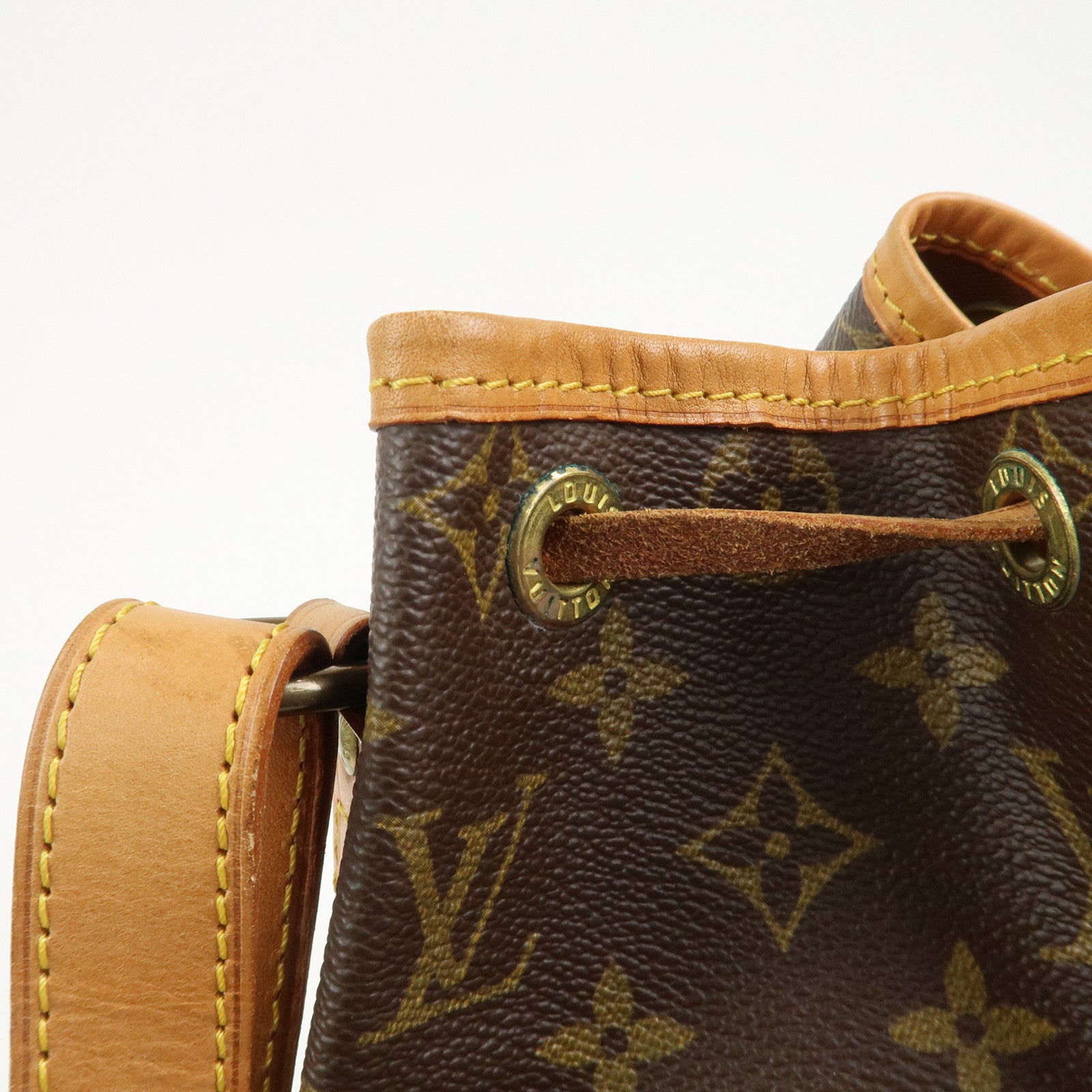 Louis Vuitton Monogram Noe Shoulder Bag Hand Bag Brown M42224