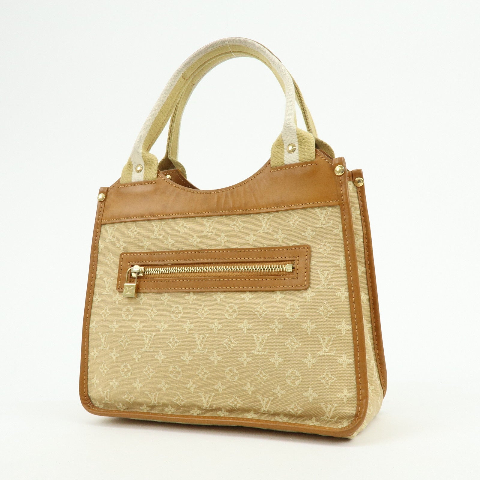 Louis Vuitton Monogram Mini Sac Catherine Hand Bag Beige M92328