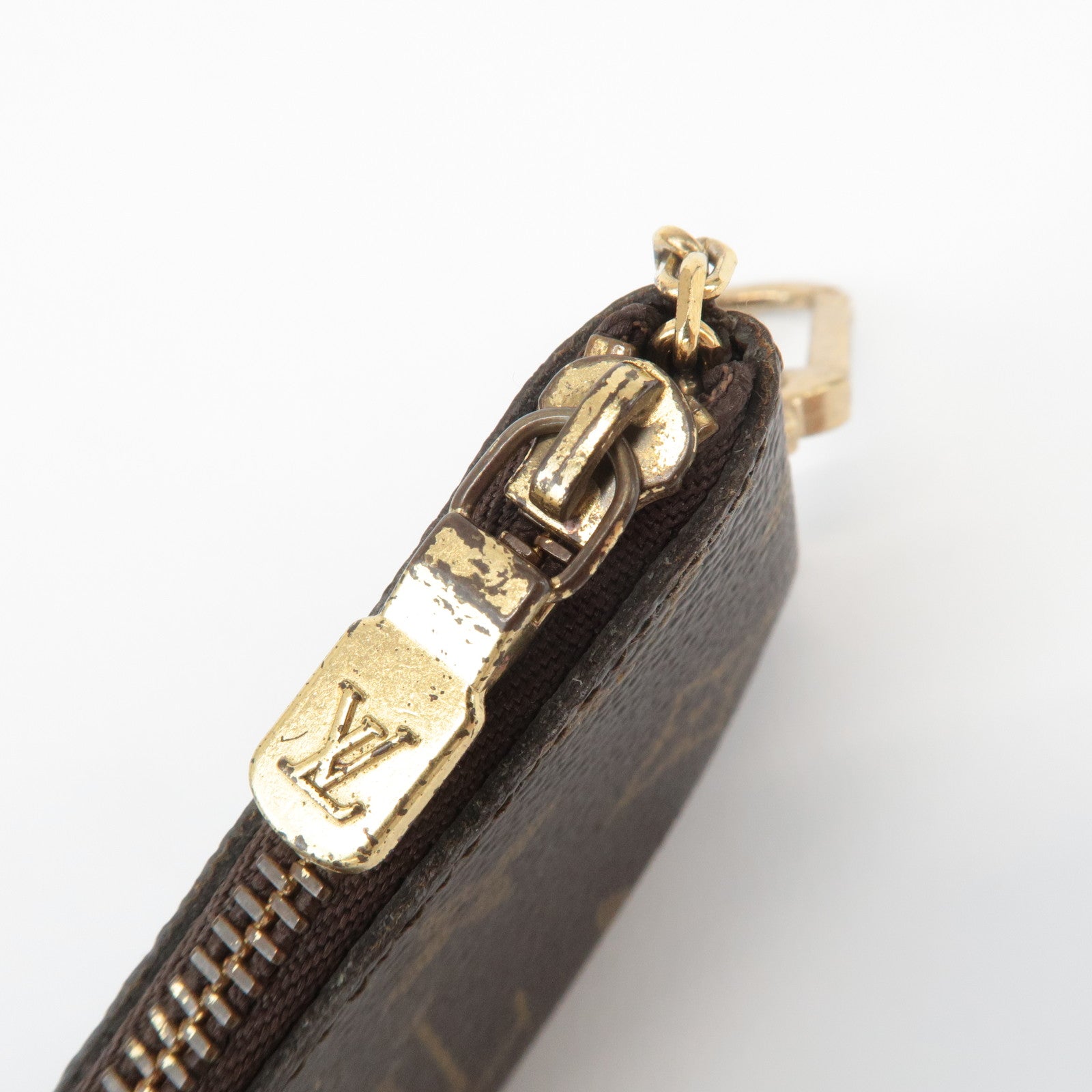 Louis Vuitton Monogram Pochette Cles Coin Case Key Case M62650