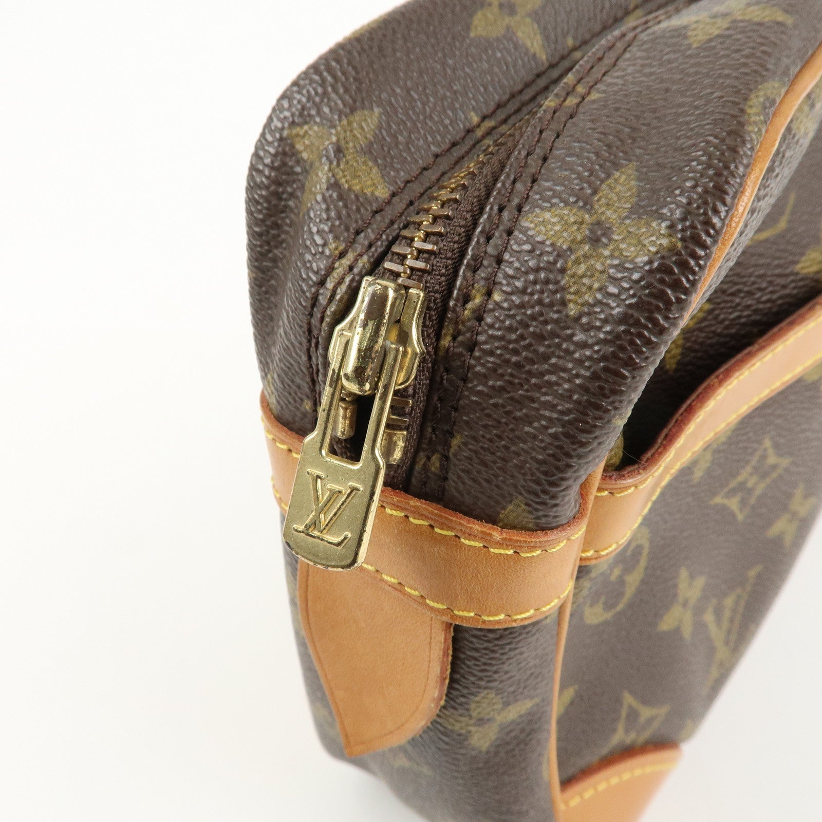 Louis Vuitton Monogram Compiegne 28 Pouch Clutch Bag Brown M51845 Used