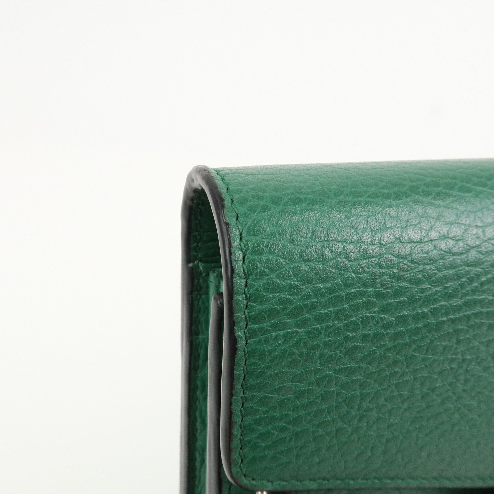 GUCCI Dionysus Leather Chain Shoulder Bag Green 401231