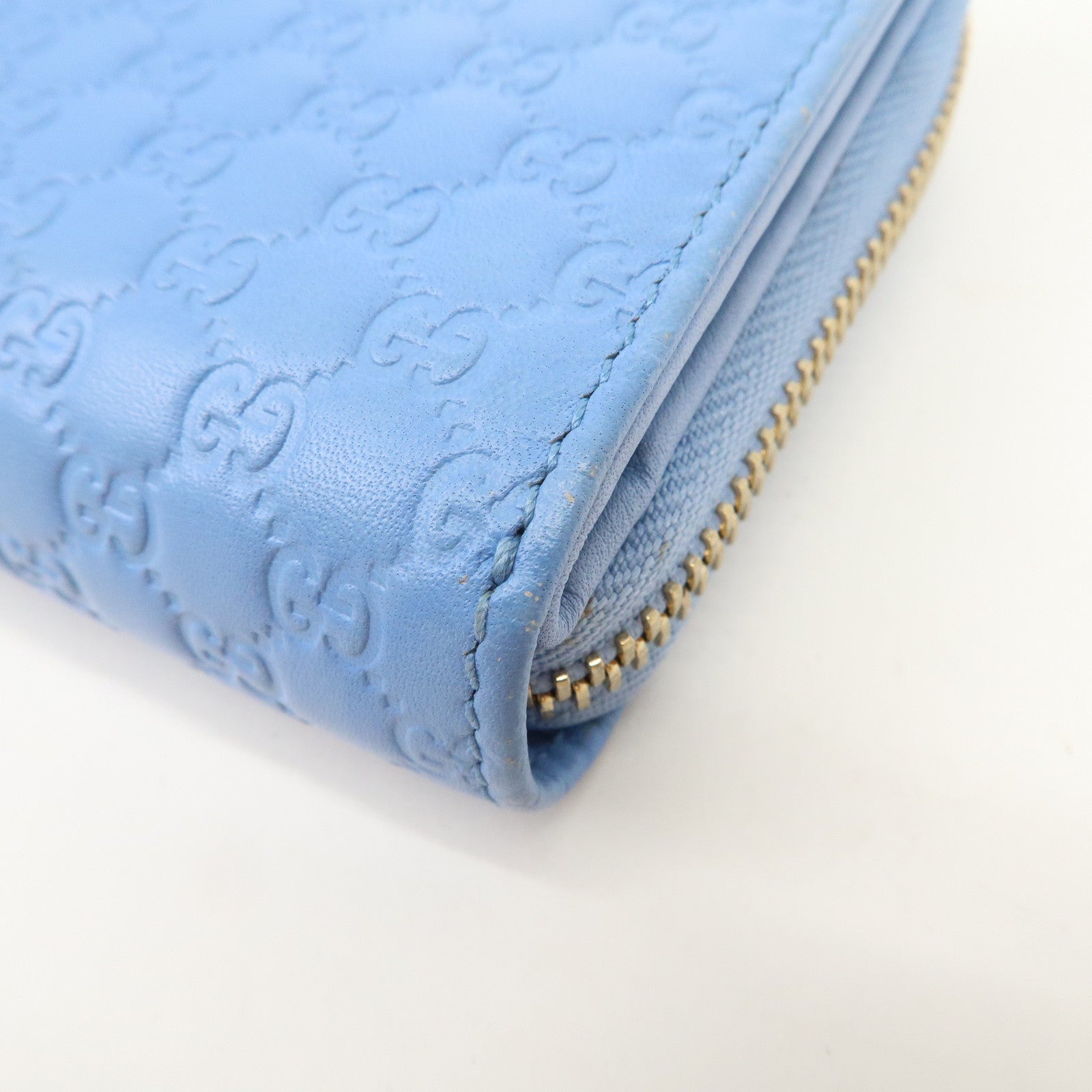 GUCCI Micro Guccissima Signature Bi-Fold Compact Wallet 449395