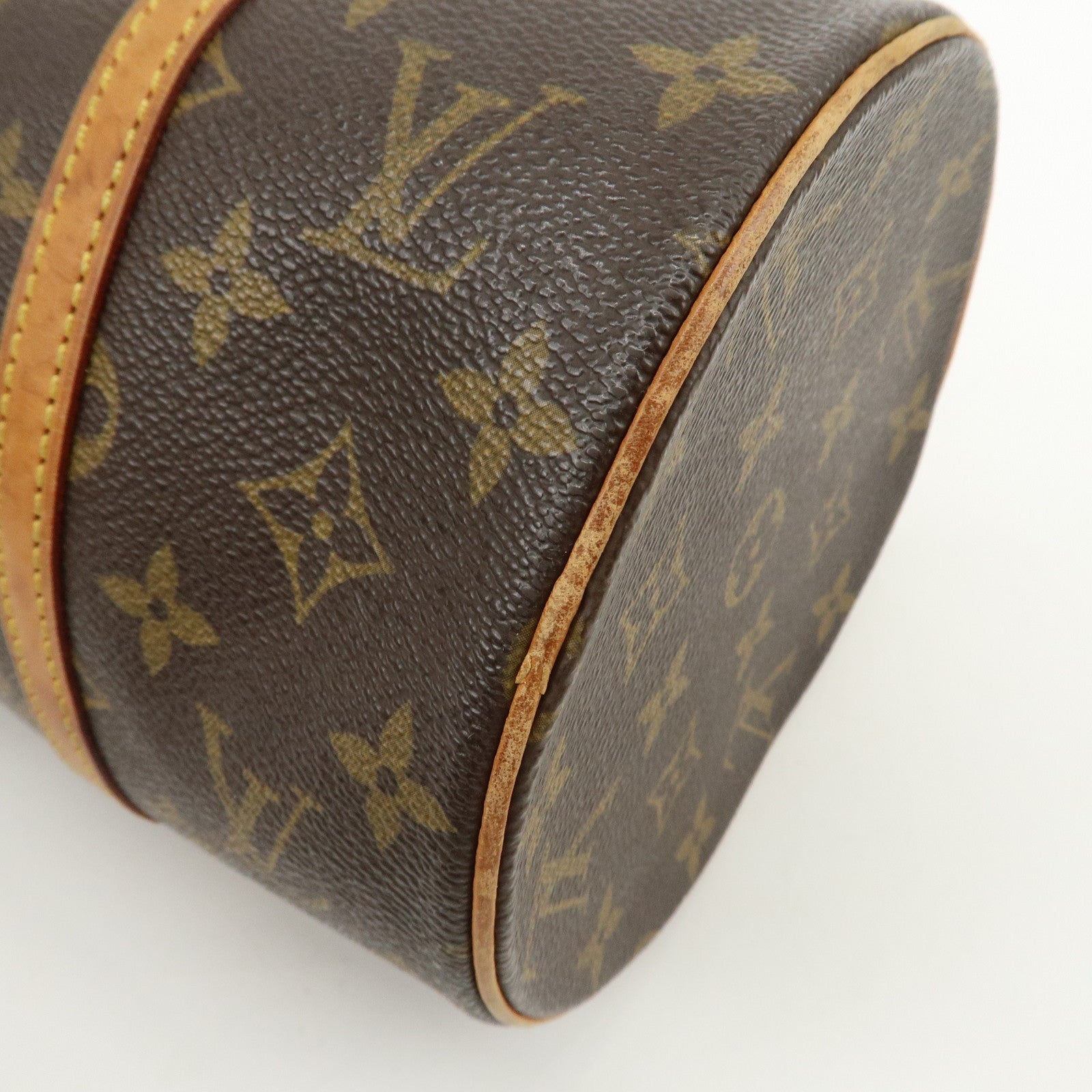 Louis Vuitton Monogram Papillon 30 Hand Bag New Style Brown M51385