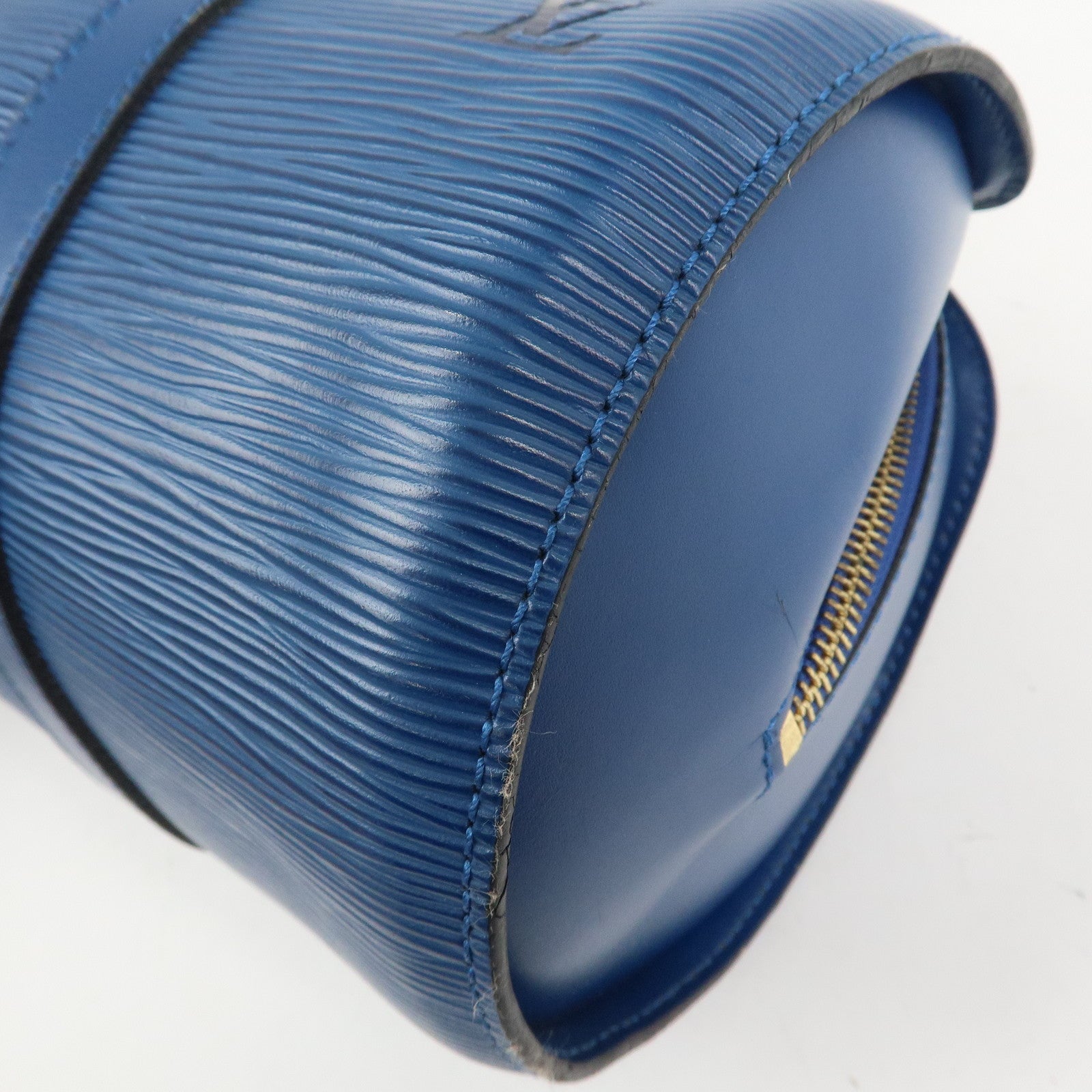 Louis Vuitton Epi Soufflot Shoulder Bag Hand Bag Toledo Blue M52225