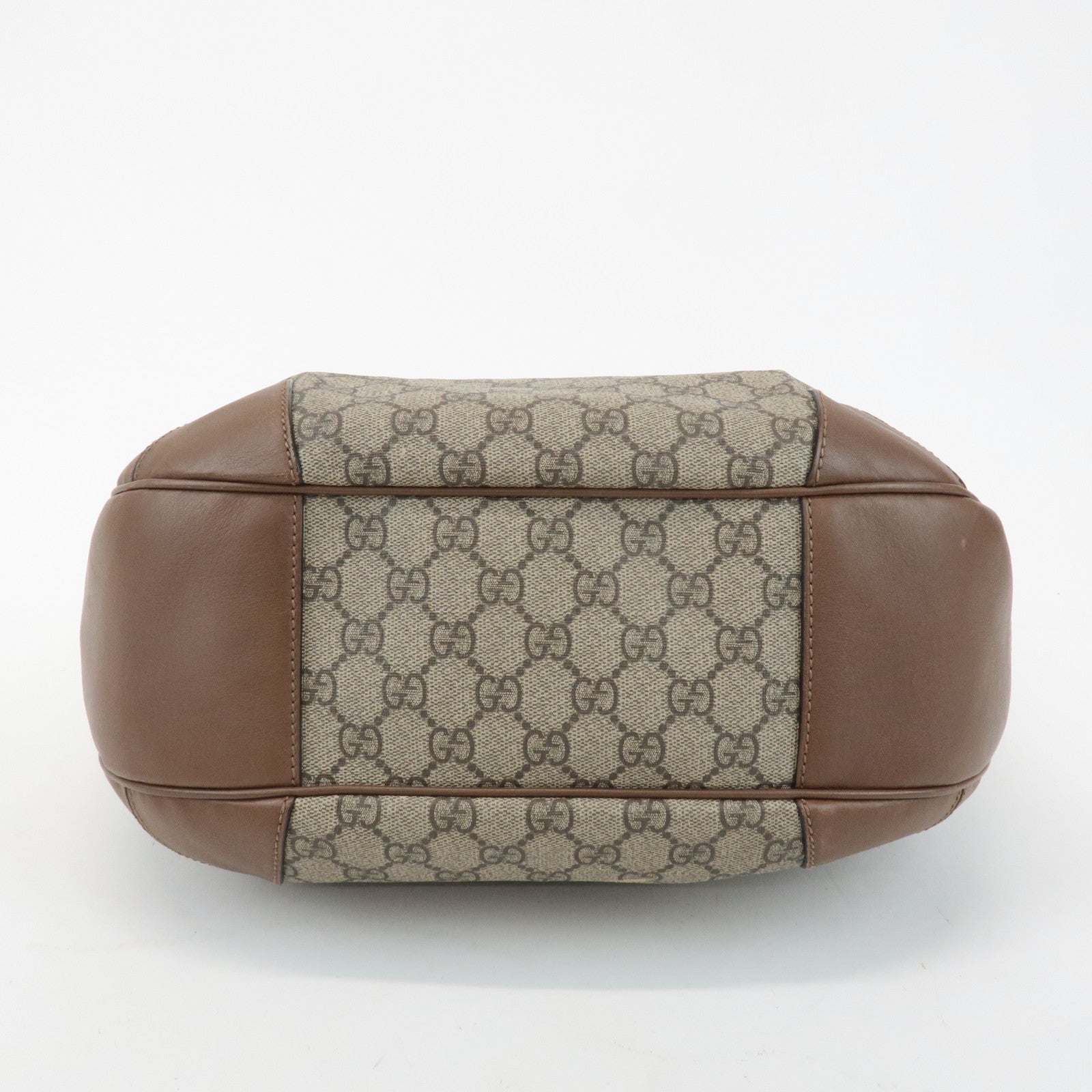 GUCCI GG Supreme Shoulder Bag Hand Bag Beige Brown 309618 Used