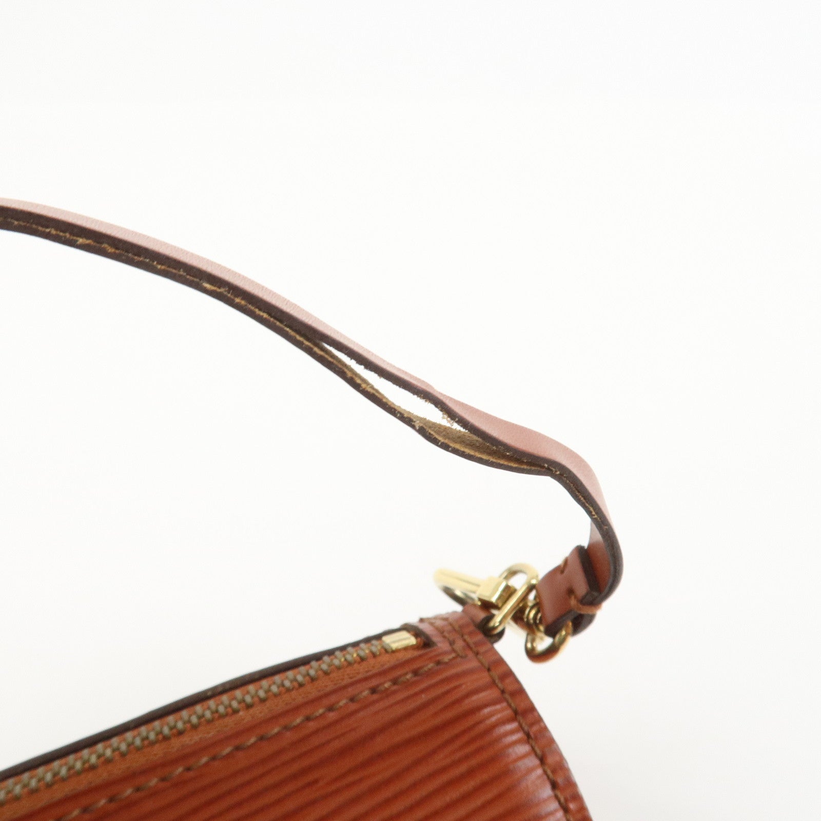 Louis Vuitton Epi Set of 3 Leather Soufflot Pouch Blue Kenya Brown