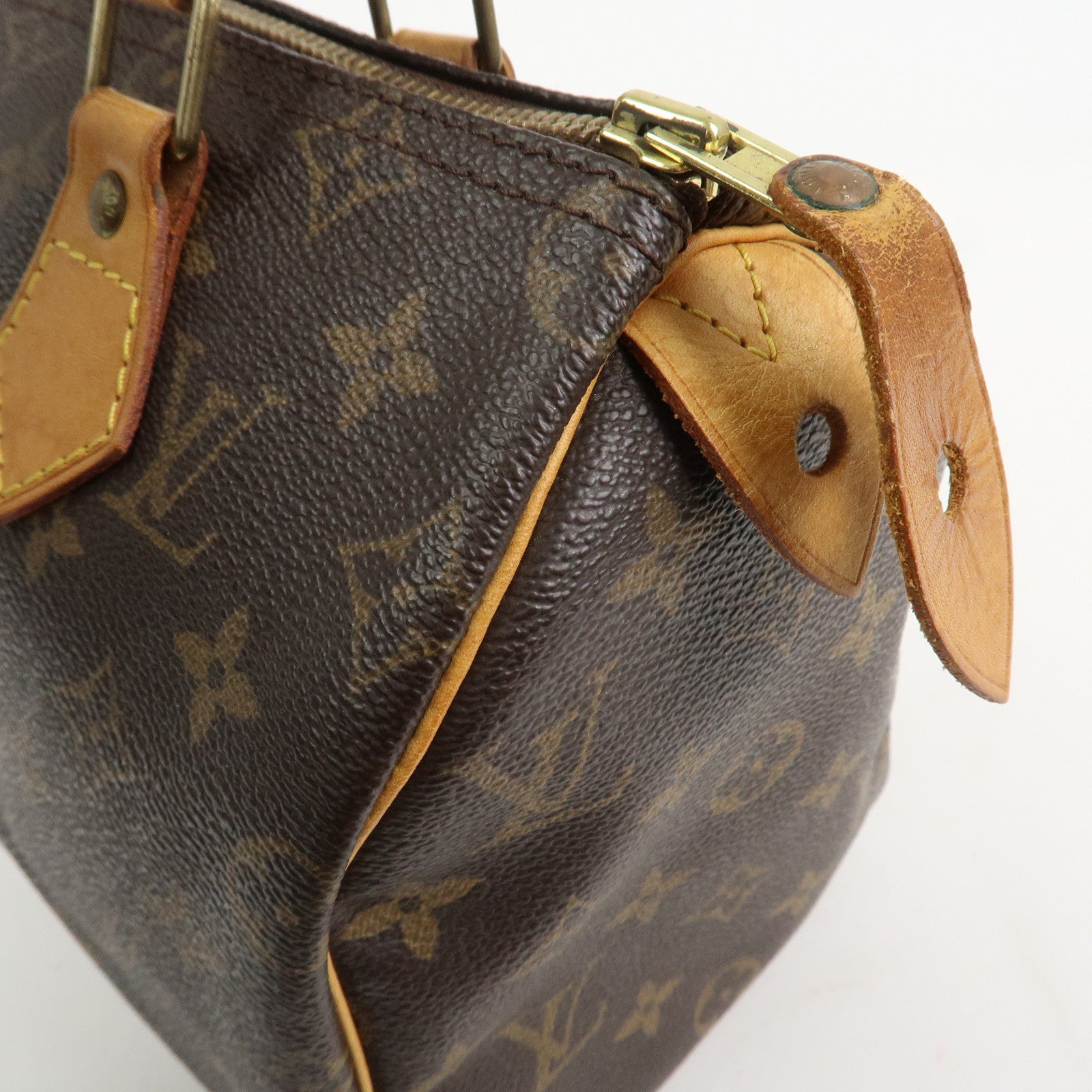 Louis Vuitton Monogram Speedy 25 Boston Bag Hand Bag Brown M41528