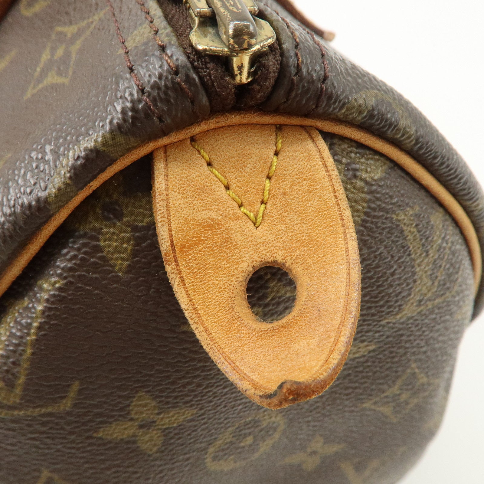 Louis Vuitton Monogram Speedy 30 Hand Bag Boston Bag M41526 Used