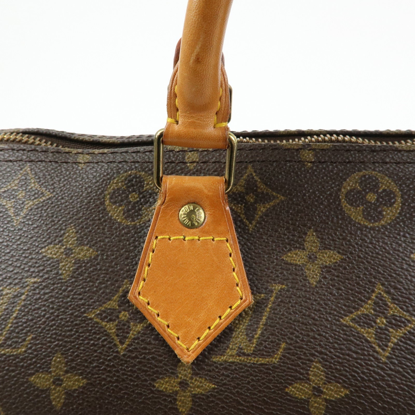 Louis Vuitton Monogram Speedy 30 Boston Bag Hand Bag Brown M41526