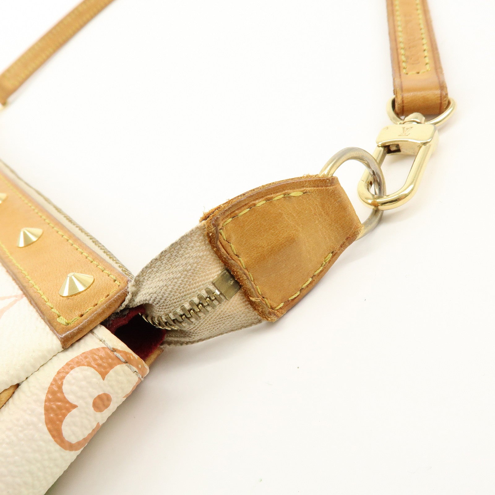 Louis Vuitton Monogram Multicolor Pochette Accessoires Blanc M92649