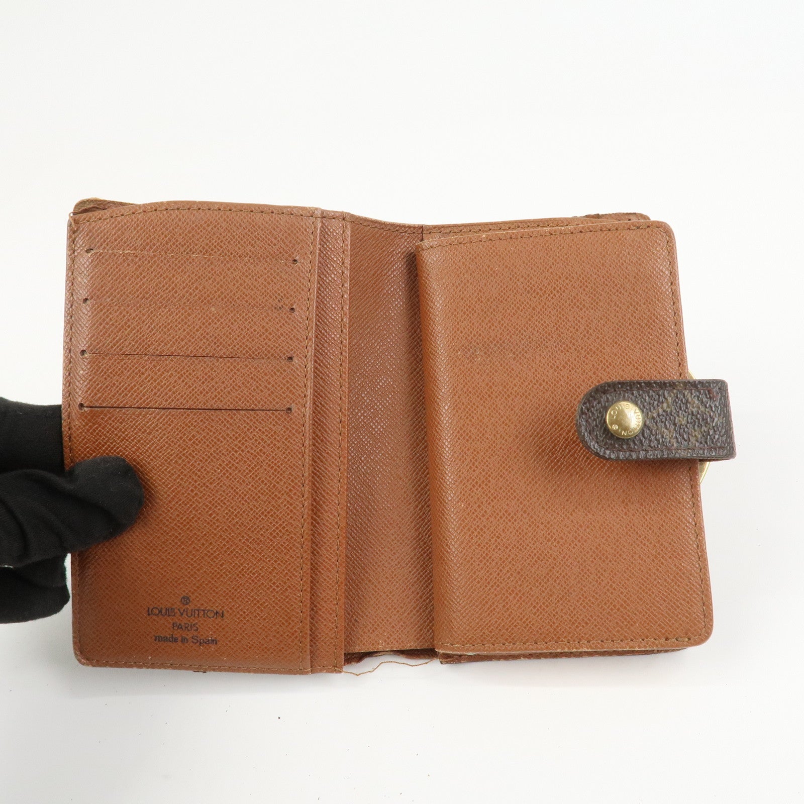 Louis Vuitton Monogram Set of 3 Bi-fold Wallets Brown M61730/M61663