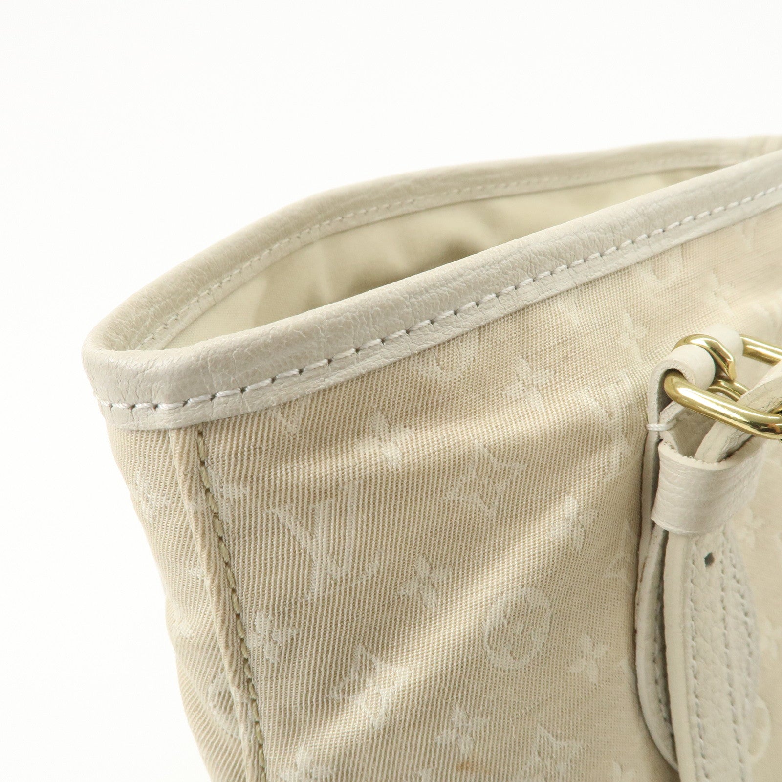 Louis Vuitton Monogram Mini Lin Bucket PM Hand Bag M95316