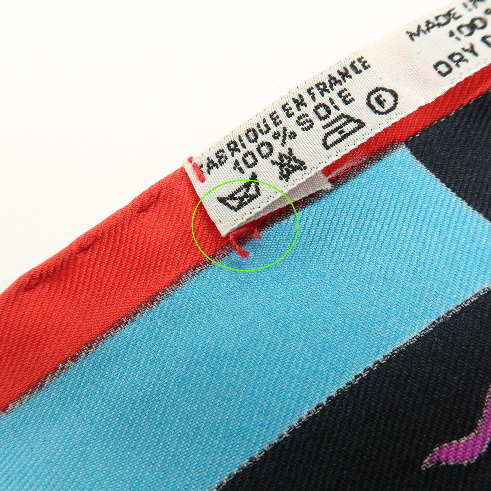 HERMES Carre 90 Silk 100% Scarf Fantaisies indiennes Black Red Blue